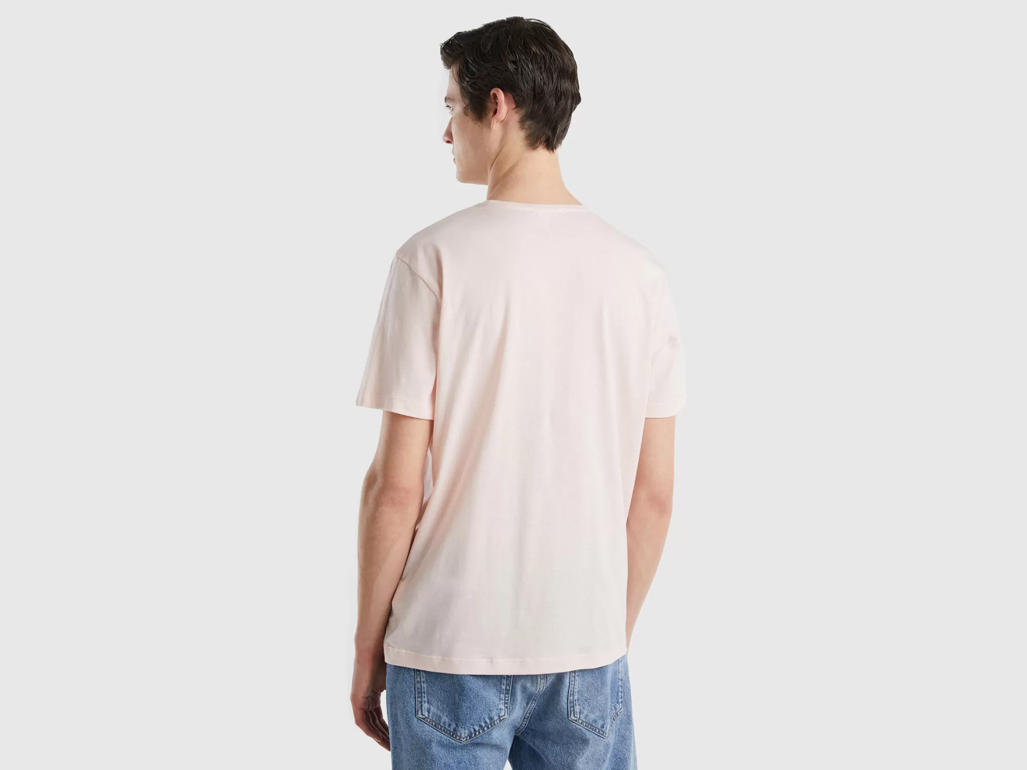 Benetton Camiseta De Punto Fino-Hombre Camisetas