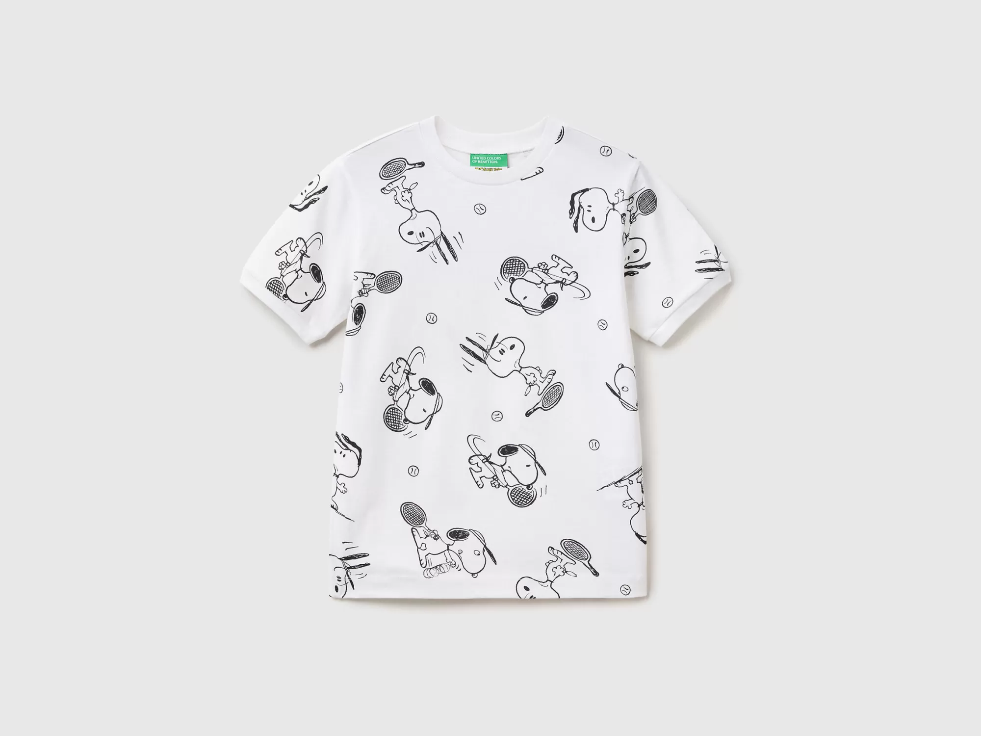 Benetton Camiseta De Snoopy De Manga Corta-Niños Camisetas Y Camisas