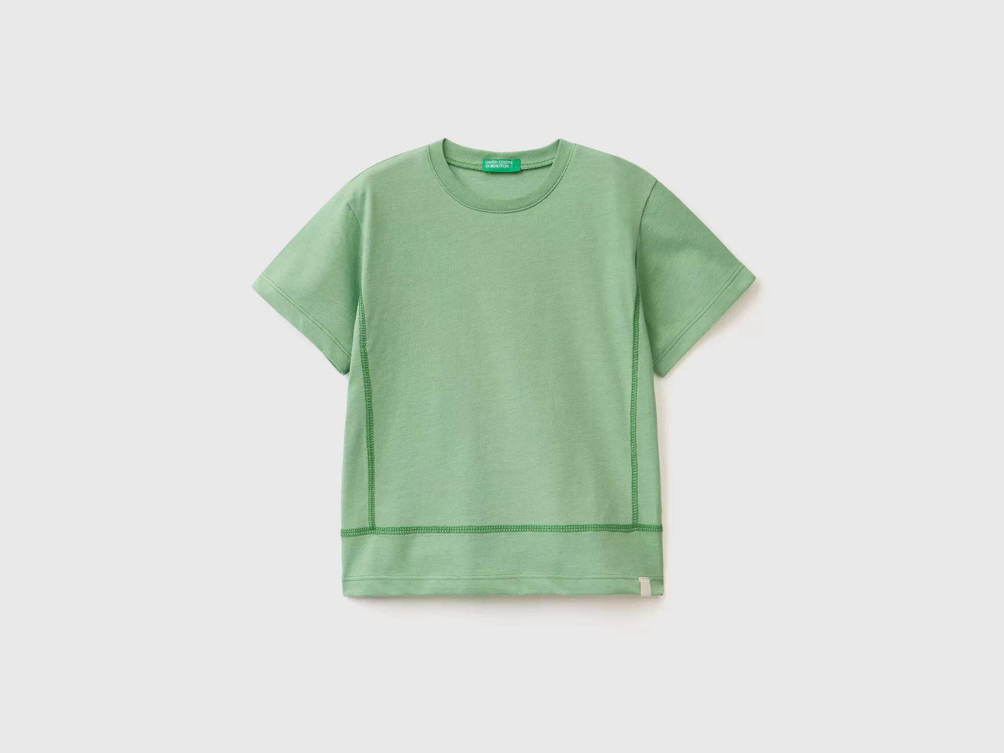 Benetton Camiseta De Tejido Reciclado-Niños Camisetas Y Camisas