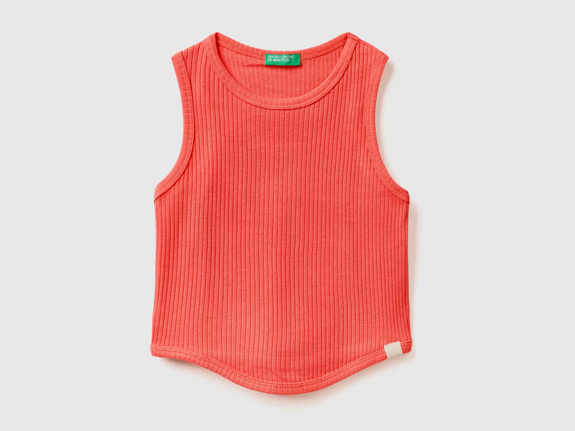 Benetton Camiseta De Tirantes Acanalada-Niños Camisetas Y Camisas