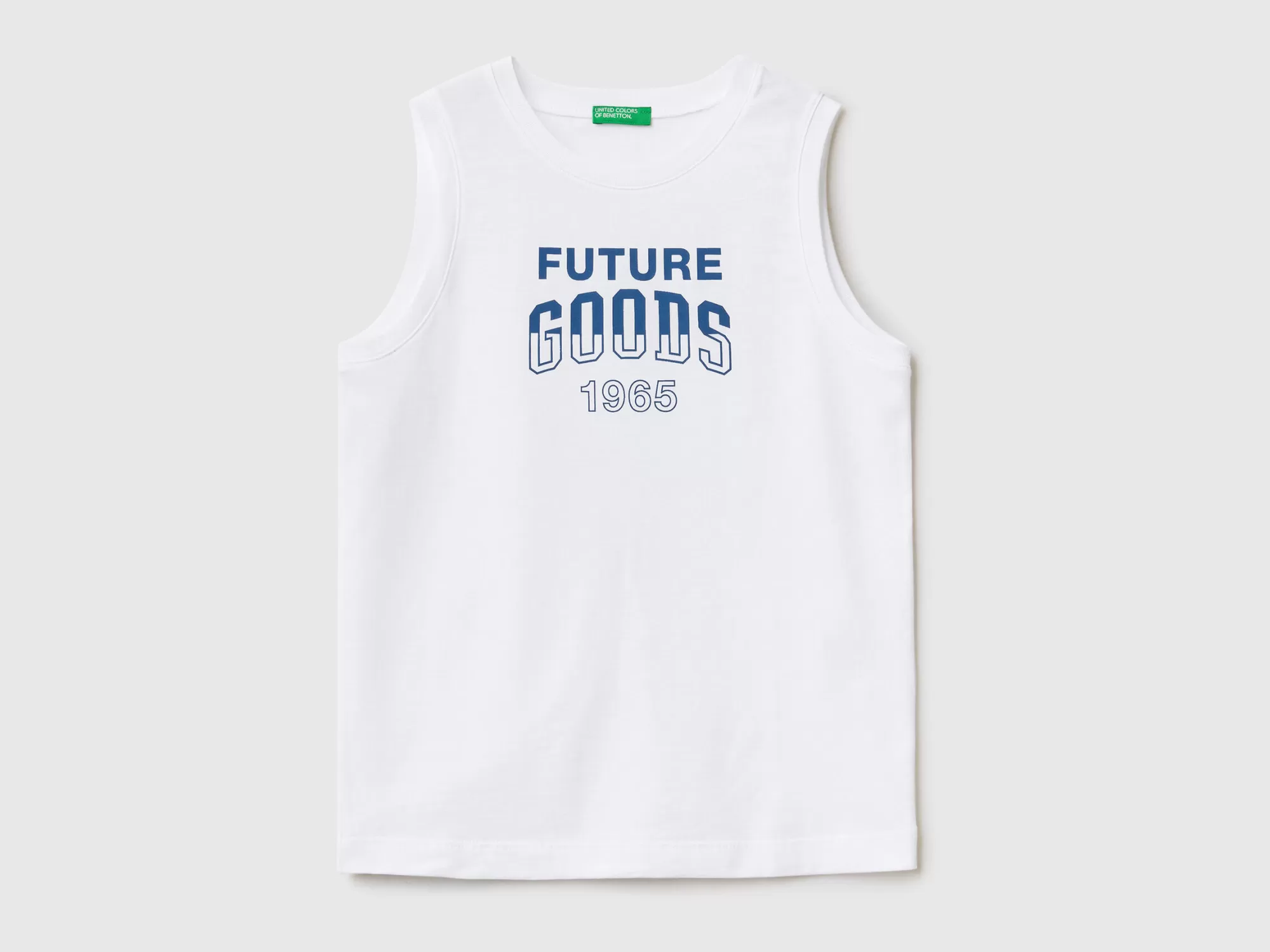 Benetton Camiseta De Tirantes Con Estampado De Texto-Niños Camisetas Y Camisas