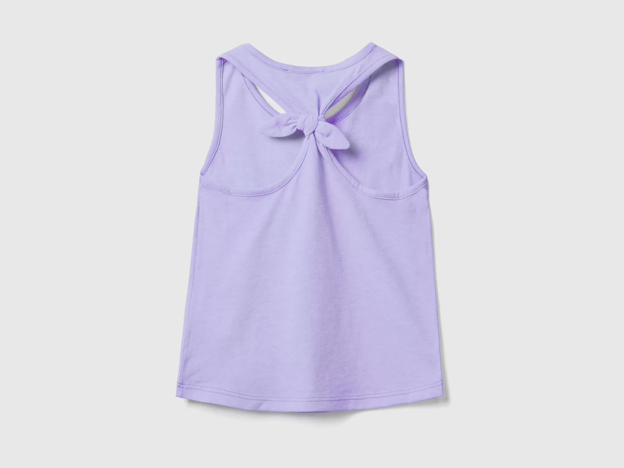 Benetton Camiseta De Tirantes De Tejido Reciclado Con Nudo Trasero-Niños Camisetas Y Camisas