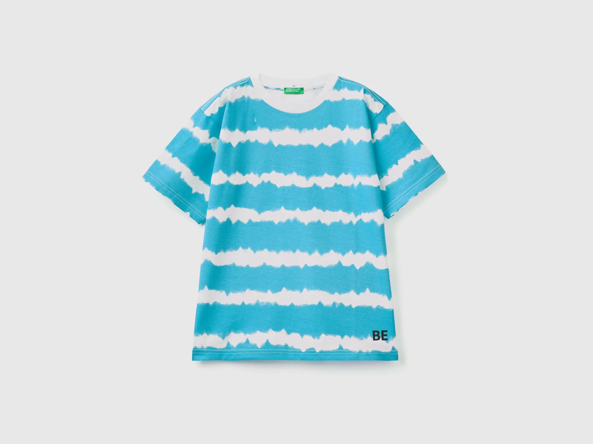 Benetton Camiseta Oversize Tie-Dye-Niños Camisetas Y Camisas