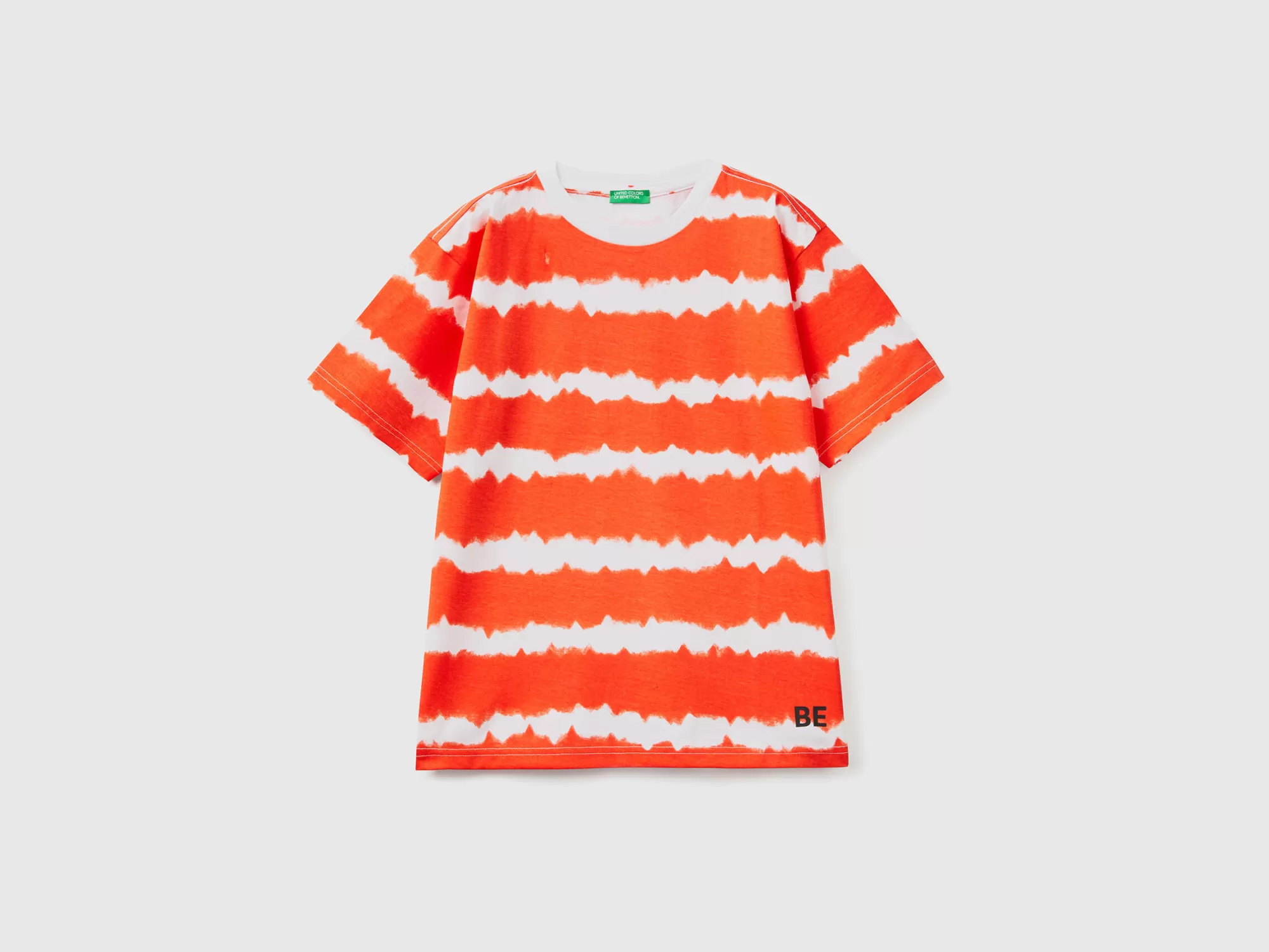 Benetton Camiseta Oversize Tie-Dye-Niños Camisetas Y Camisas