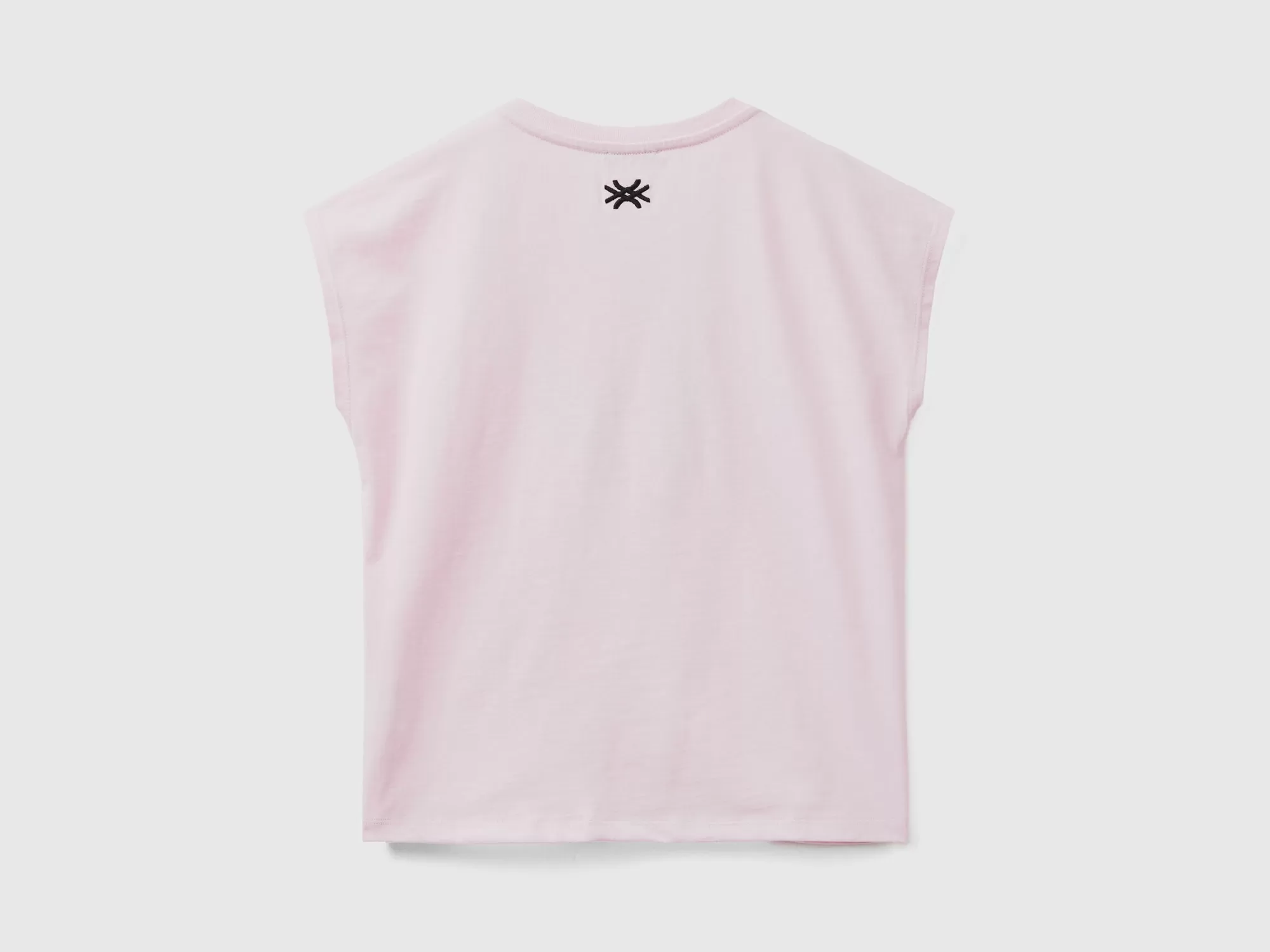 Benetton Camiseta Rosa Claro Be Family-Niños Camisetas Y Camisas