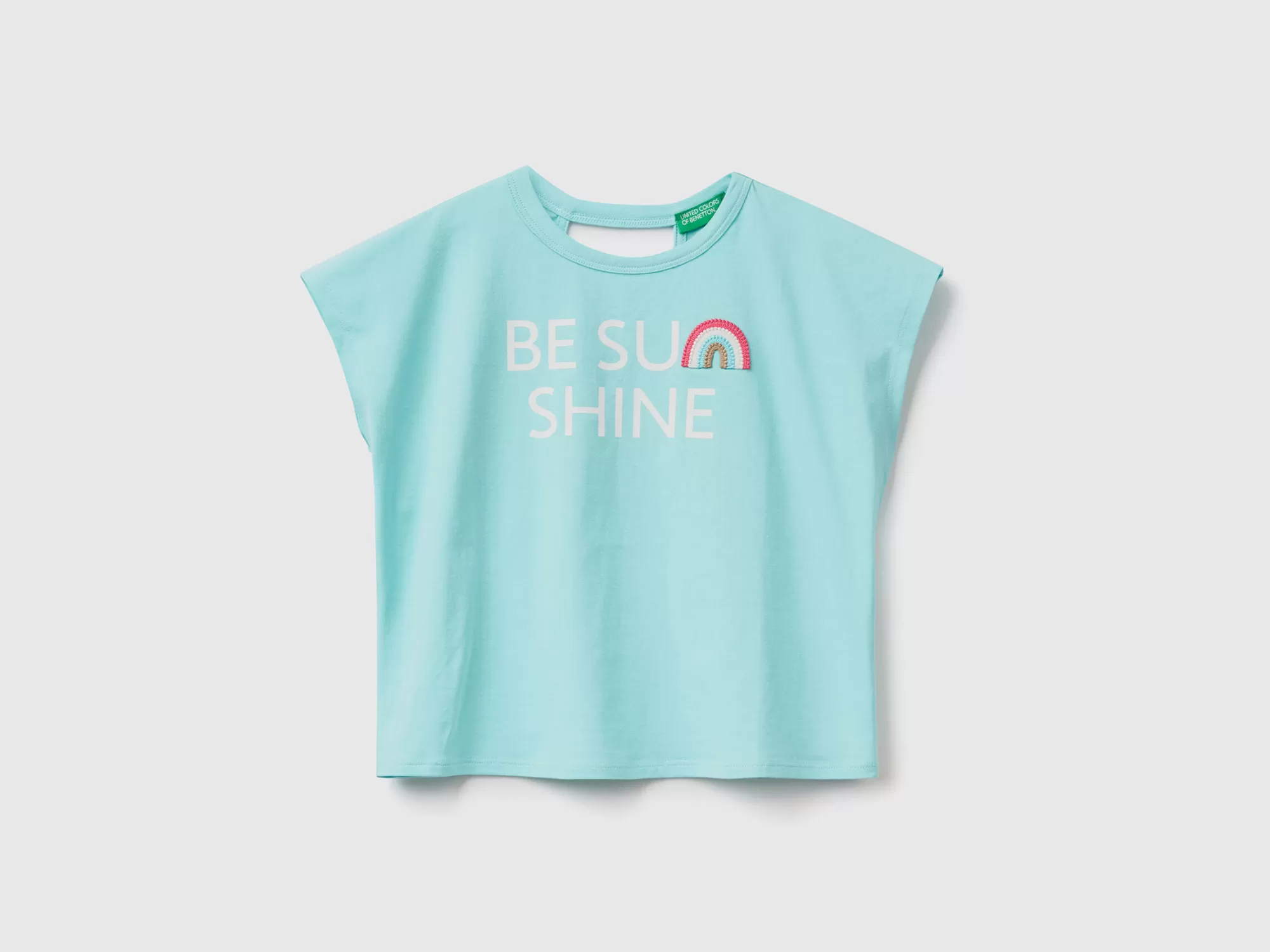 Benetton Camiseta Sin Mangas Con Estampado Y Parche-Niños Camisetas Y Camisas