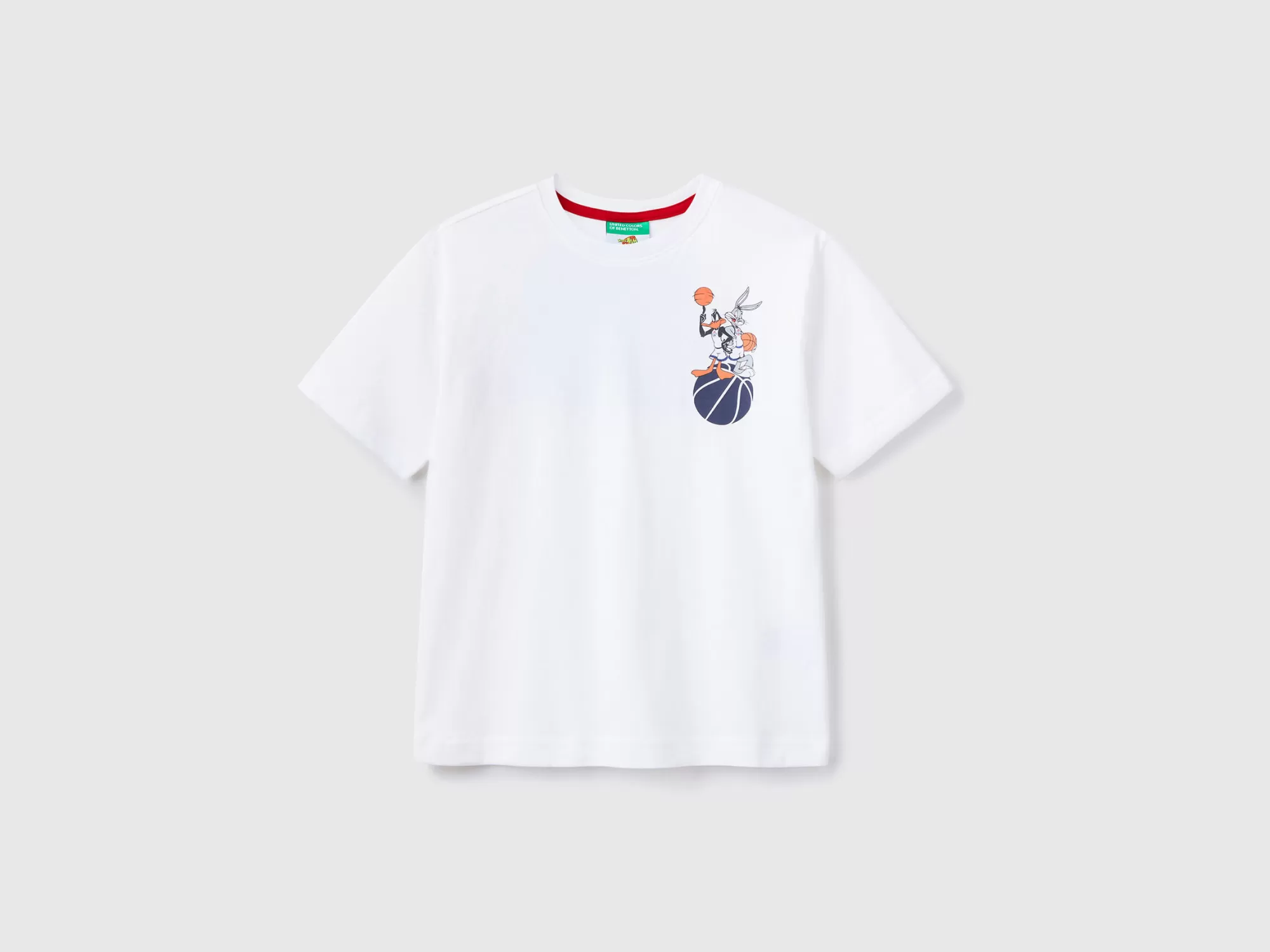 Benetton Camiseta Space Jam Con Estampado Fotografico-Niños Camisetas Y Camisas