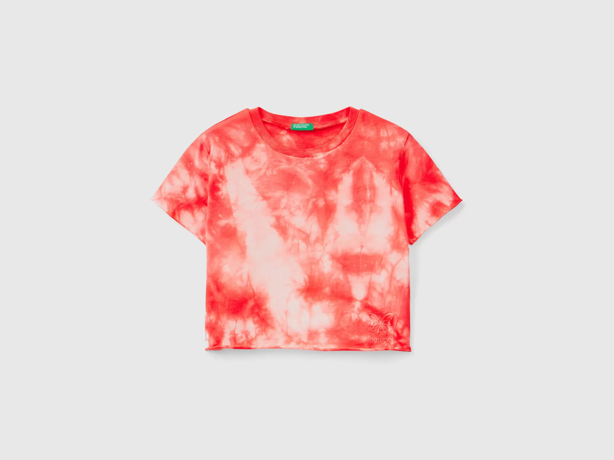 Benetton Camiseta Tie-Dye Con Bordado-Niños Camisetas Y Camisas