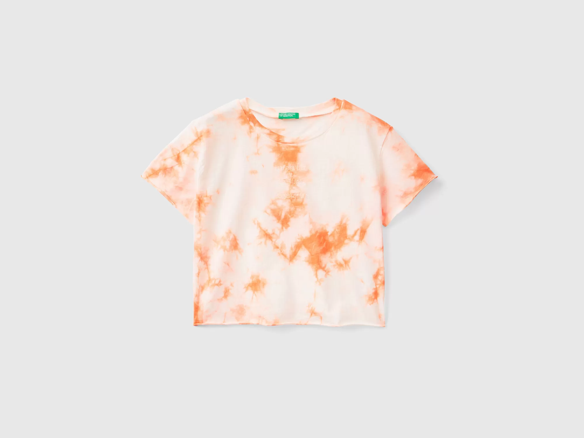 Benetton Camiseta Tie-Dye Con Bordado-Niños Camisetas Y Camisas