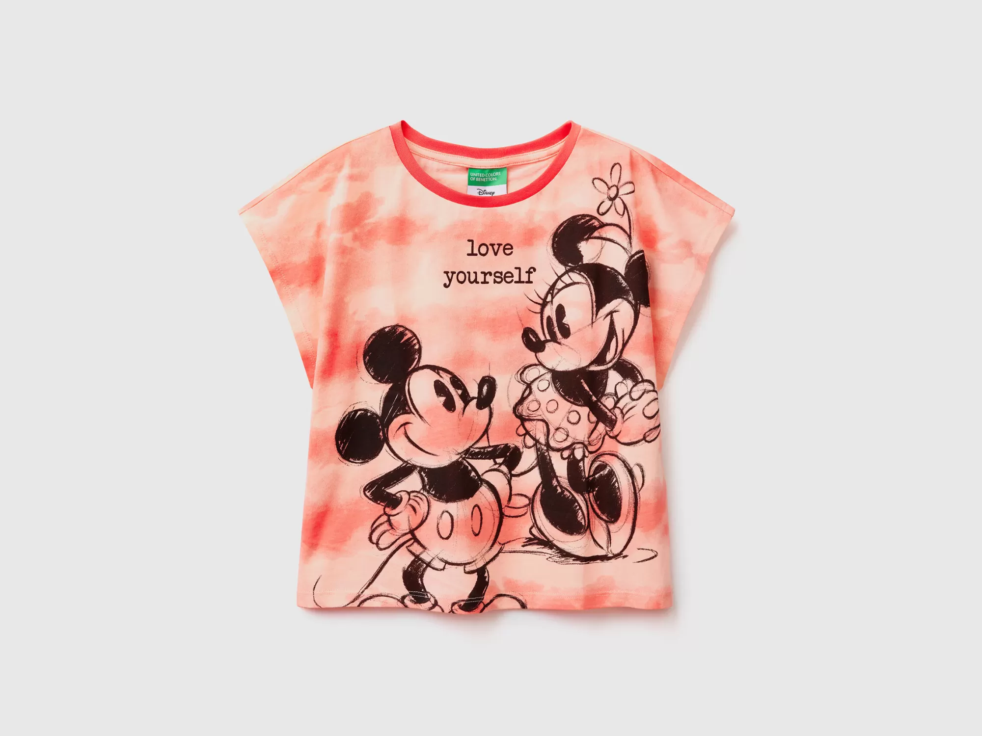 Benetton Camiseta Tie-Dye Con Estampado De Disney-Niños Camisetas Y Camisas