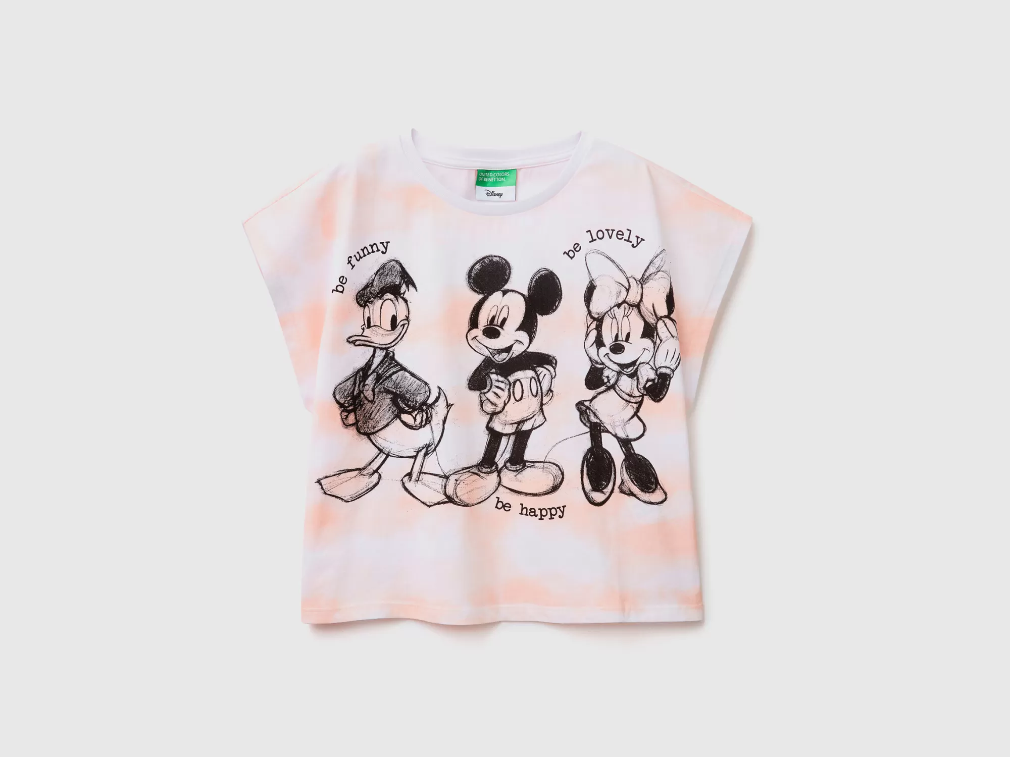 Benetton Camiseta Tie-Dye Con Estampado De Disney-Niños Camisetas Y Camisas