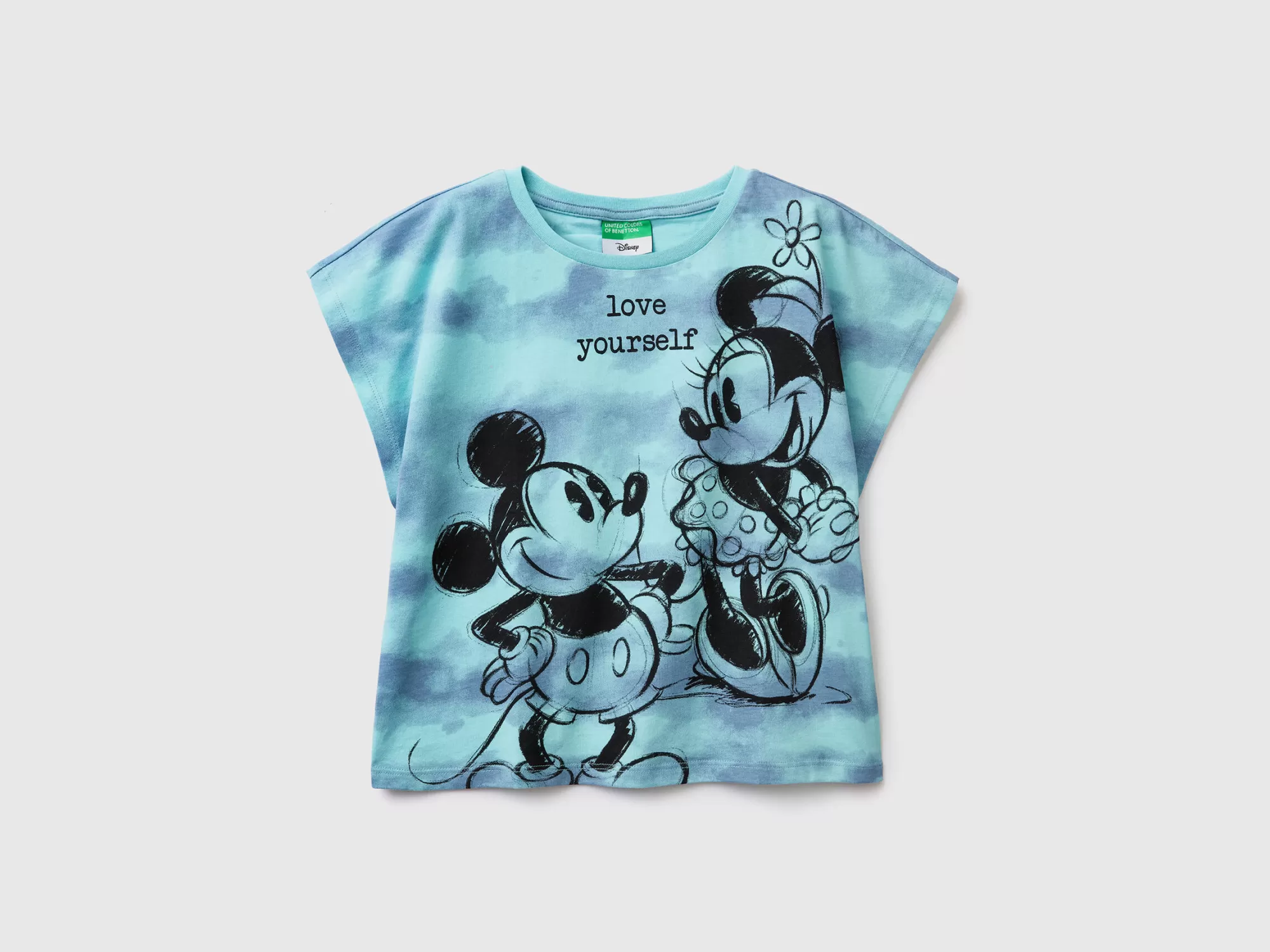 Benetton Camiseta Tie-Dye Con Estampado De Disney-Niños Camisetas Y Camisas