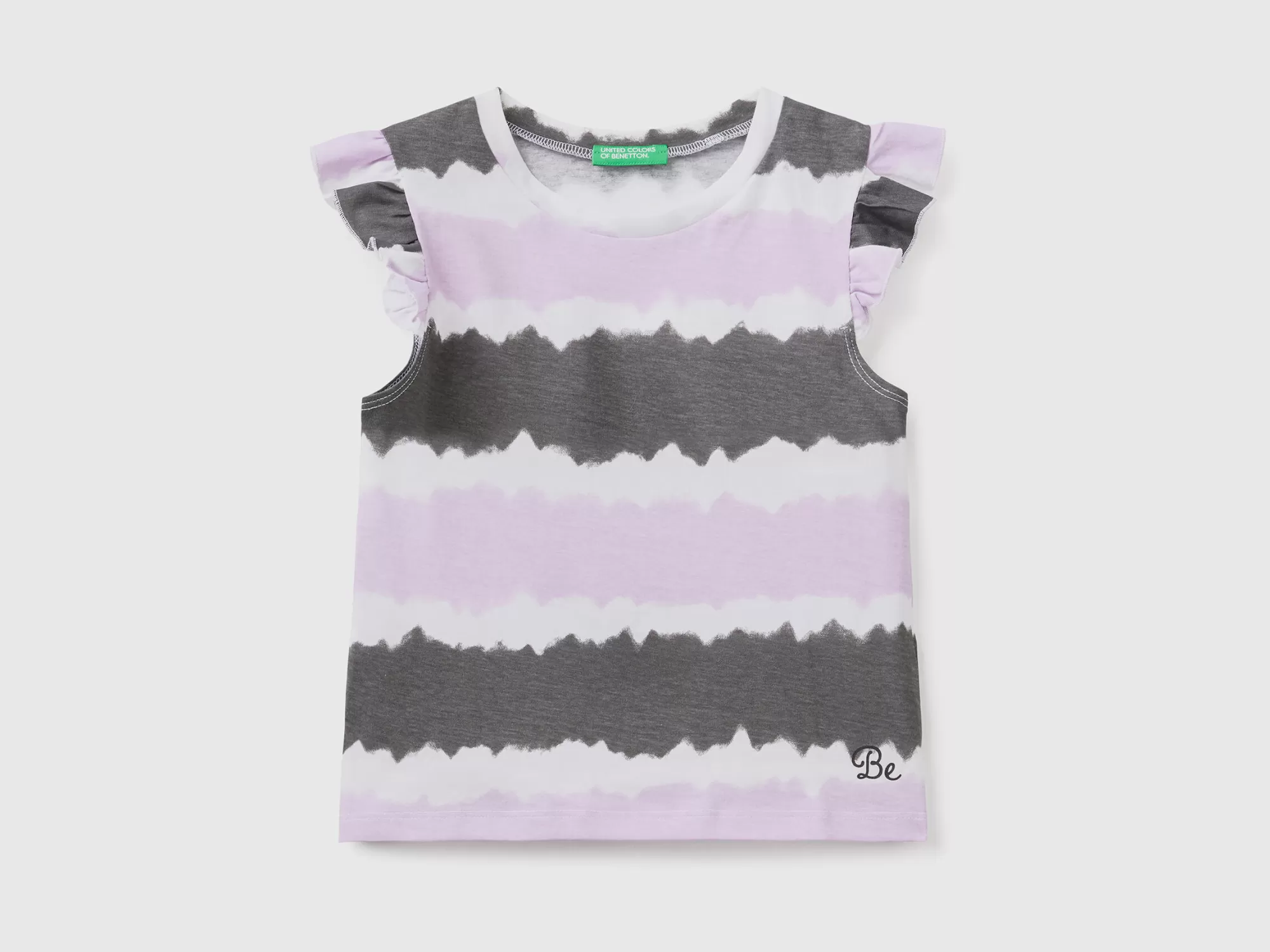 Benetton Camiseta Tie-Dye De Manga Corta-Niños Camisetas Y Camisas