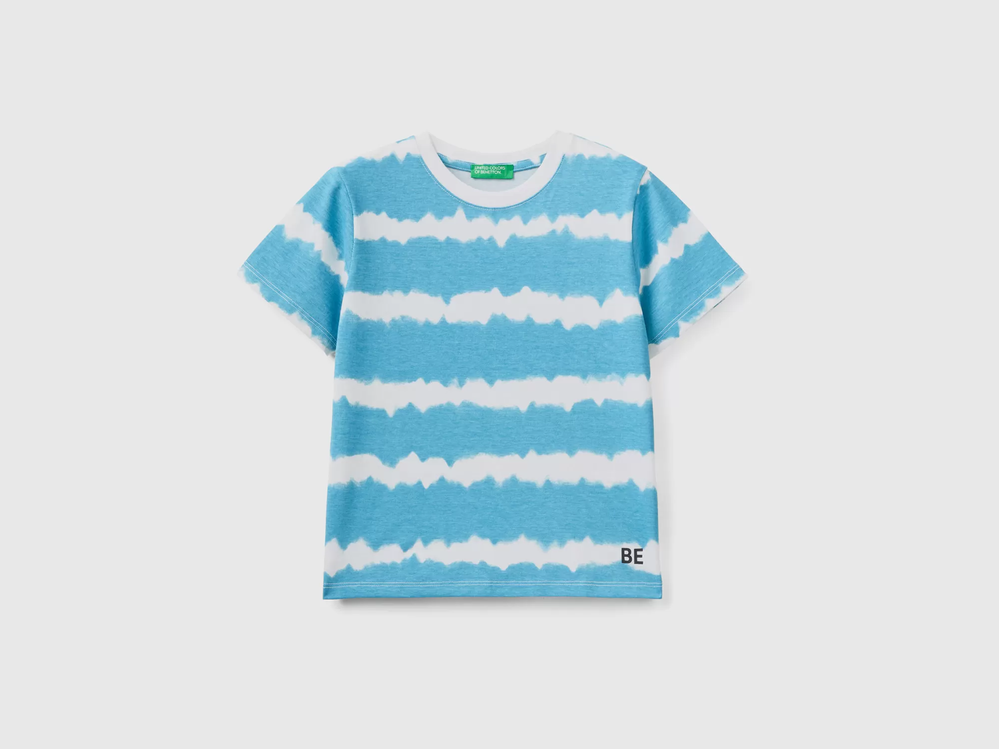 Benetton Camiseta Tie-Dye Regular Fit-Niños Camisetas Y Camisas