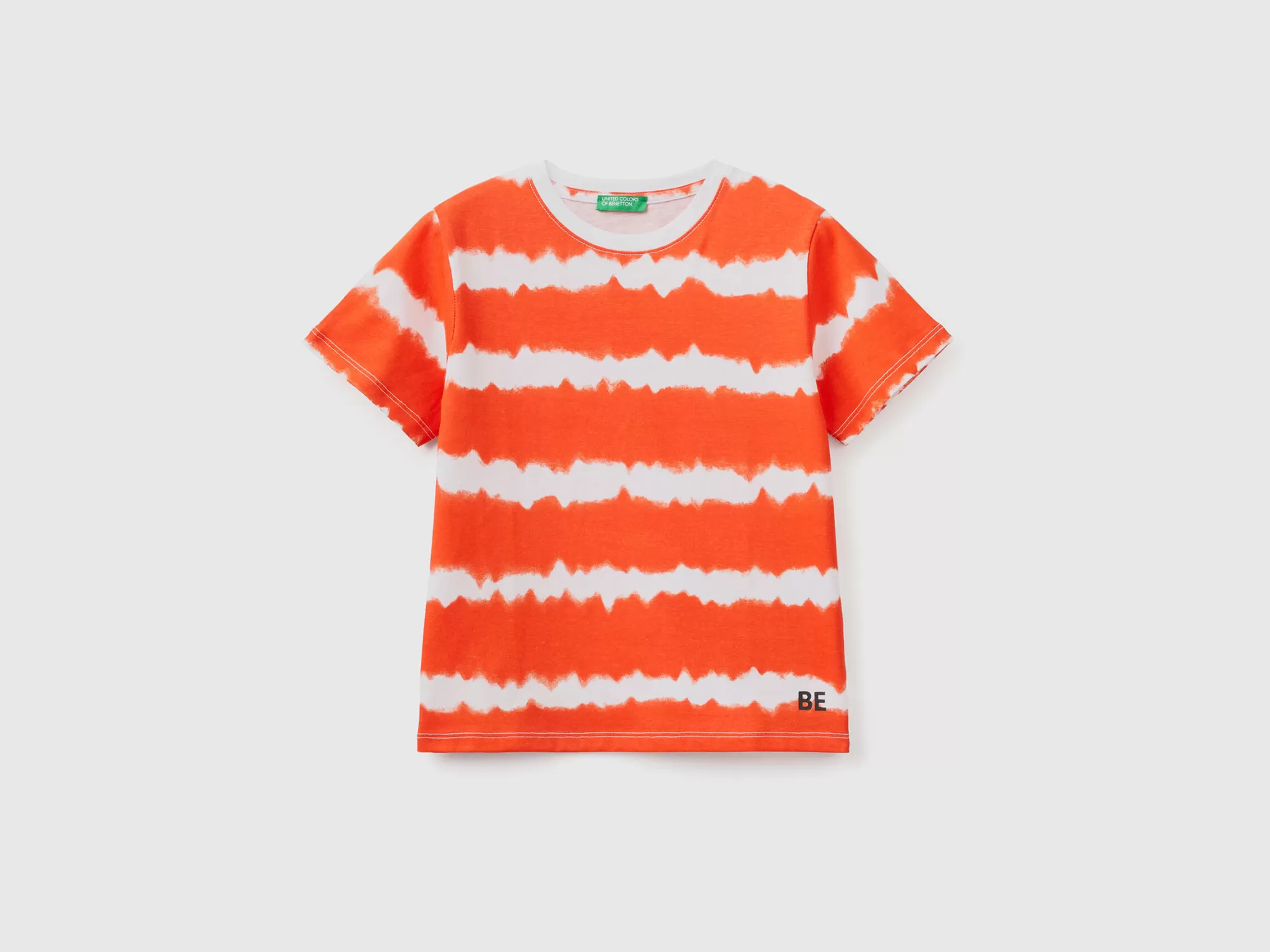 Benetton Camiseta Tie-Dye Regular Fit-Niños Camisetas Y Camisas