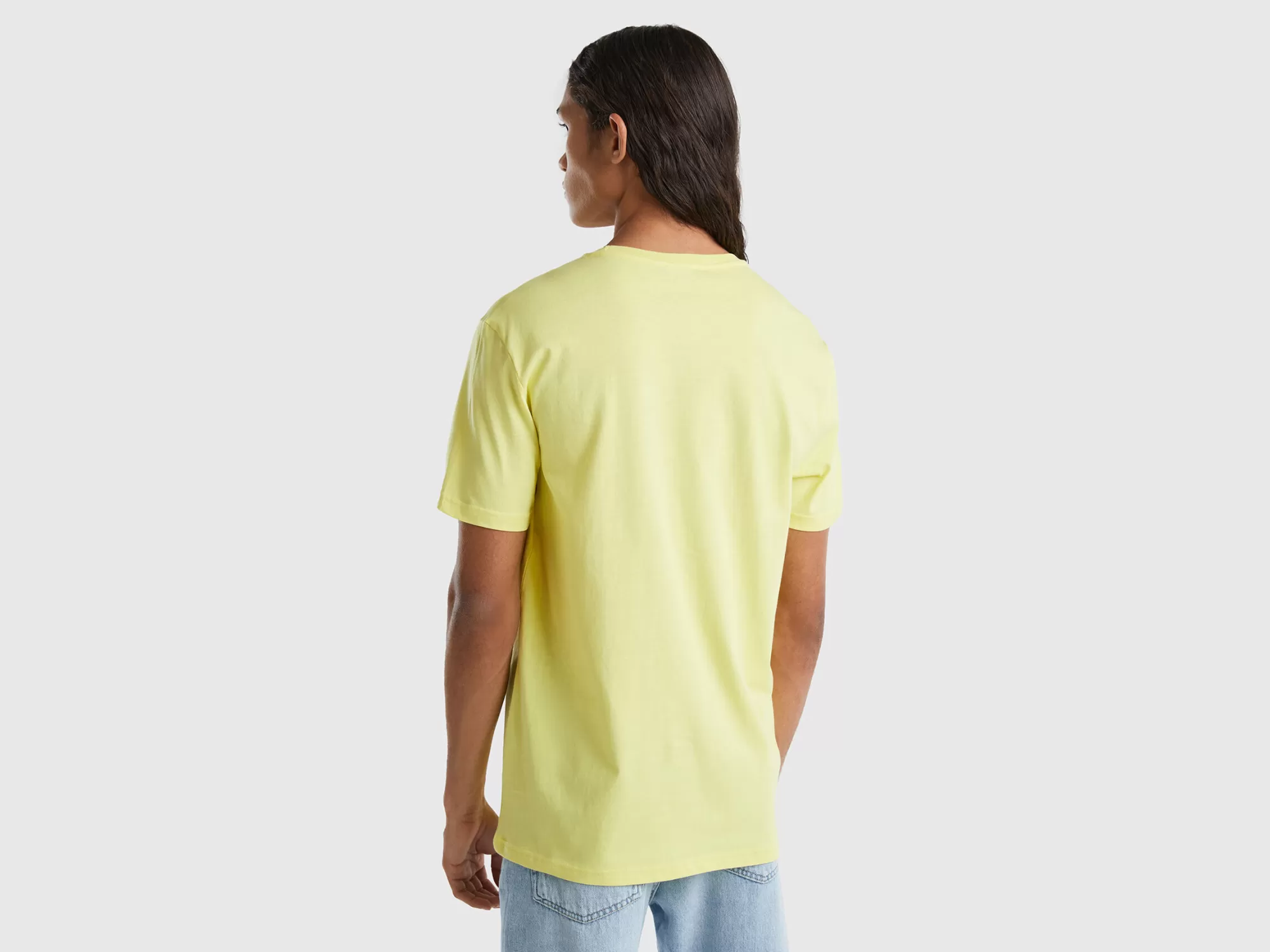 Benetton Camisetalimon-Hombre Camisetas