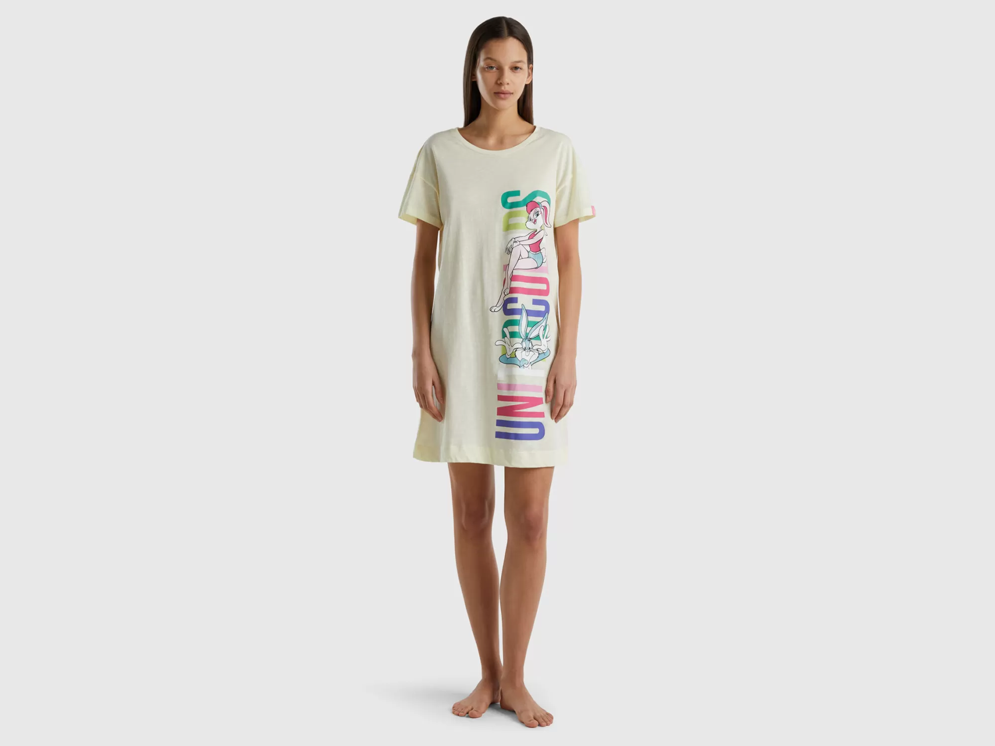 Benetton Camison De Bugs Bunny & Lola-Mujer Ropa Interior Y Pijamas