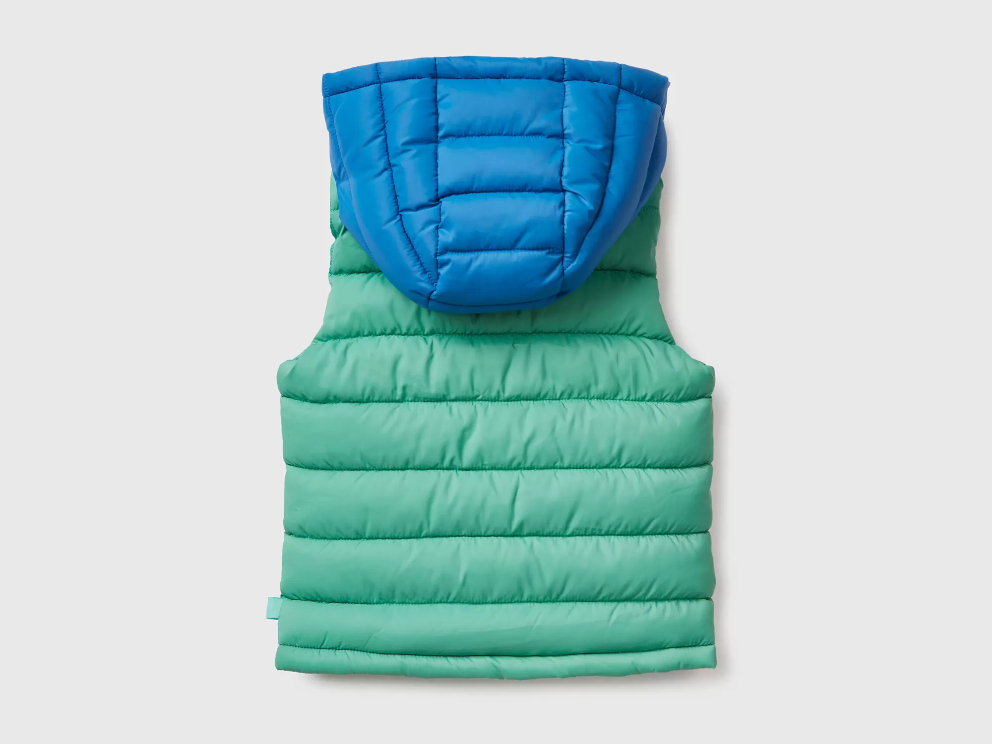 Benetton Chaleco Acolchado Color Block-Niños Plumíferos