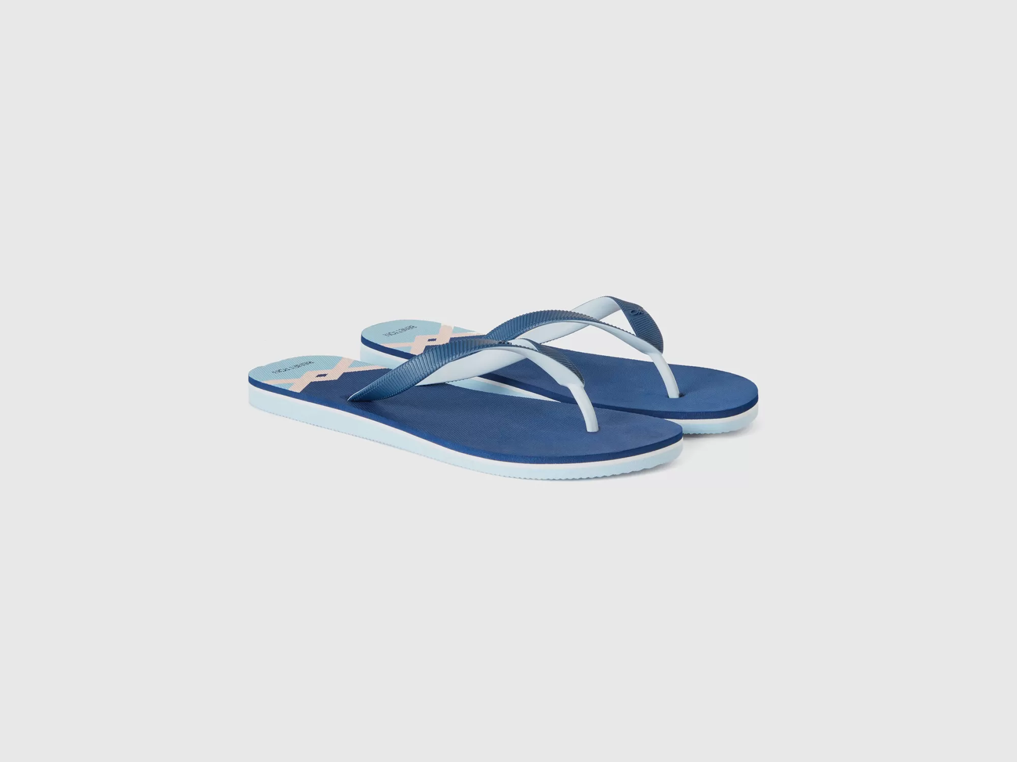 Benetton Chanclas De Goma Ligera-Hombre Banadores Y Ropa De Playa