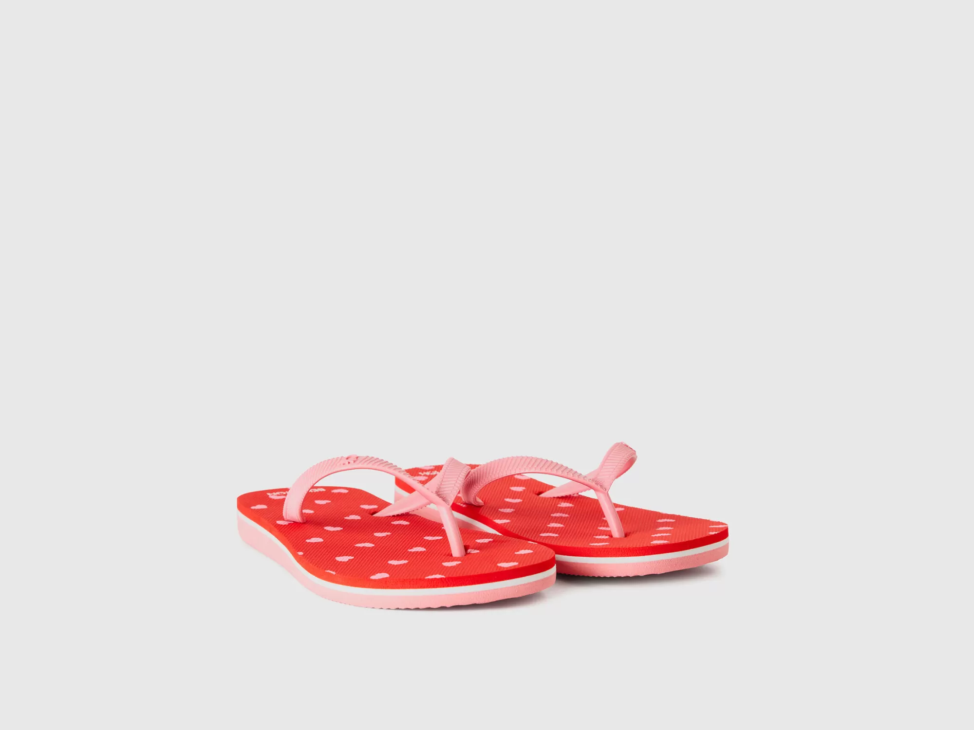 Benetton Chanclas De Goma Ligera Con Estampado-Niños Banadores Y Ropa De Playa