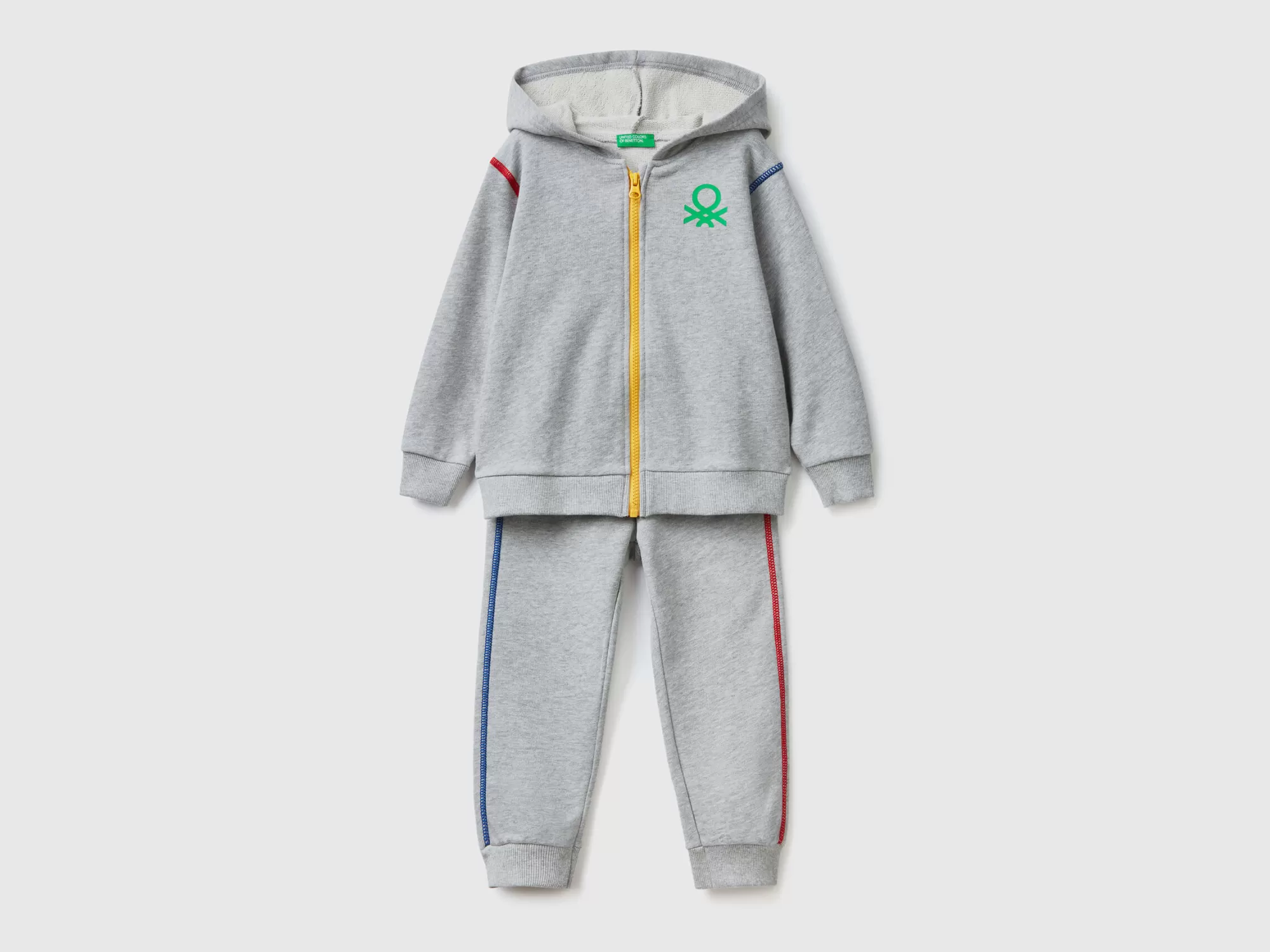 Benetton Chandal De Felpa De 100 % Algodón-Niños Sudaderas Y Chandales