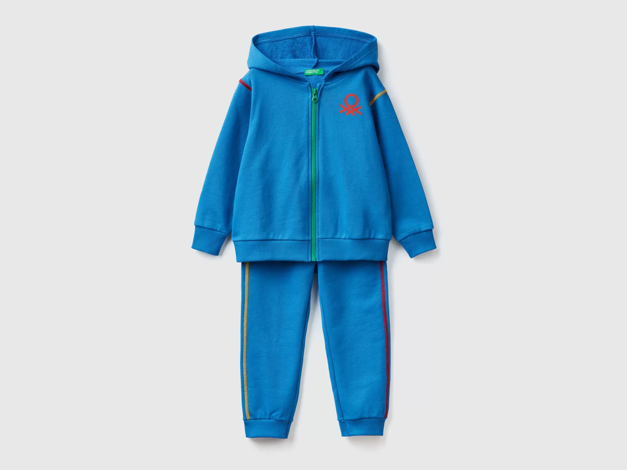 Benetton Chandal De Felpa De 100 % Algodón-Niños Sudaderas Y Chandales