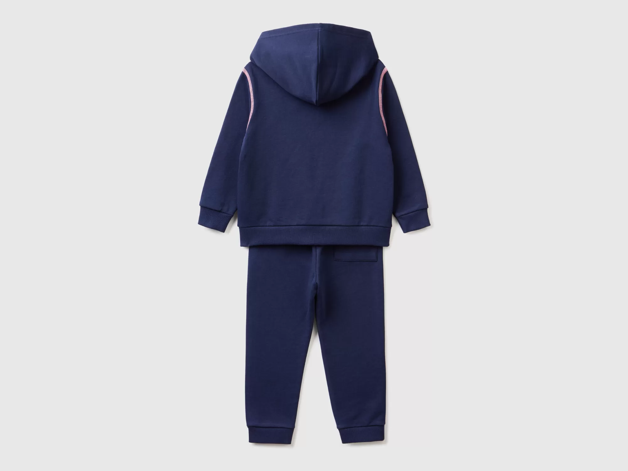 Benetton Chandal De Felpa De 100 % Algodón-Niños Sudaderas Y Chandales