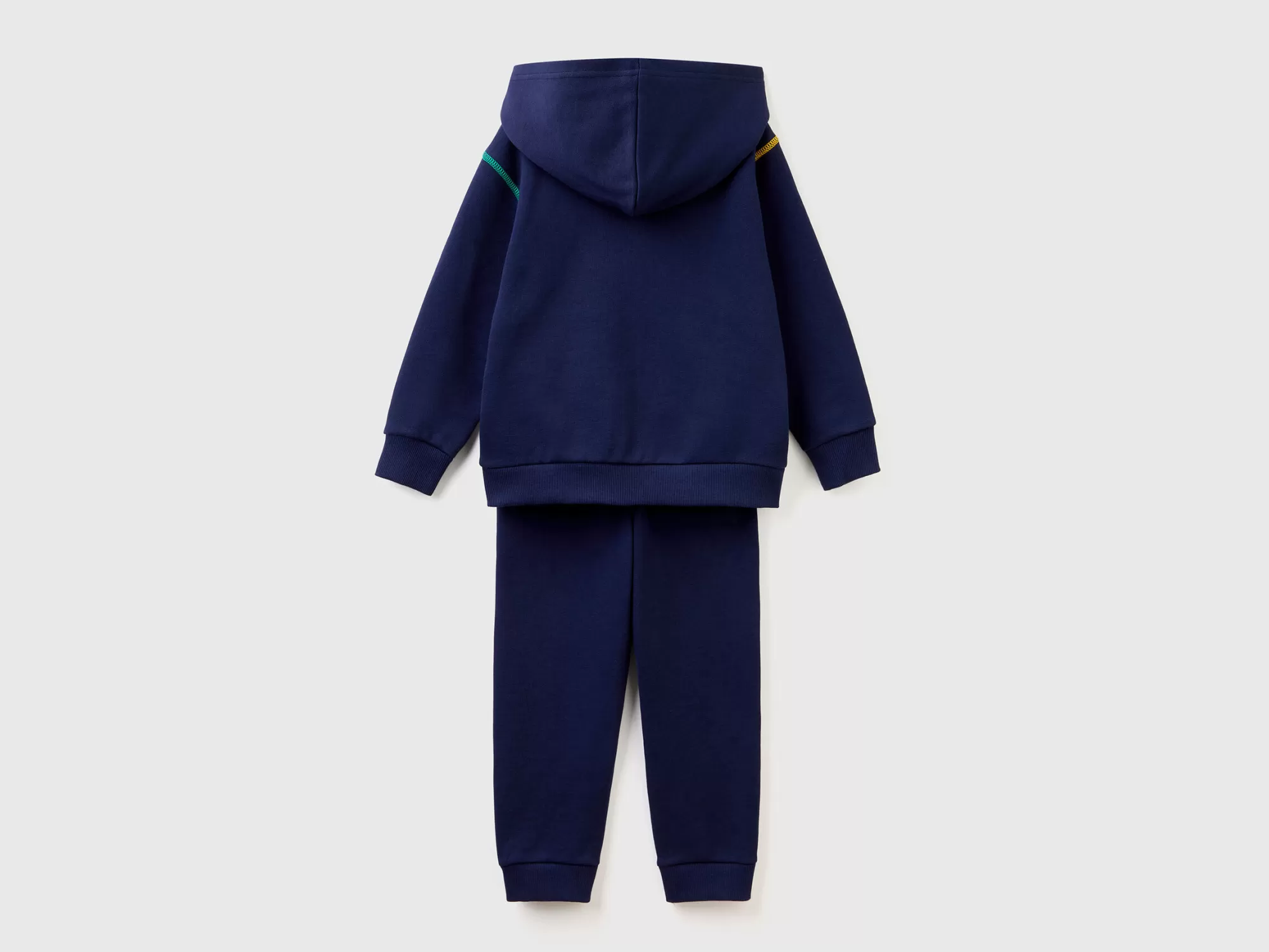 Benetton Chandal De Felpa De 100 % Algodón-Niños Sudaderas Y Chandales