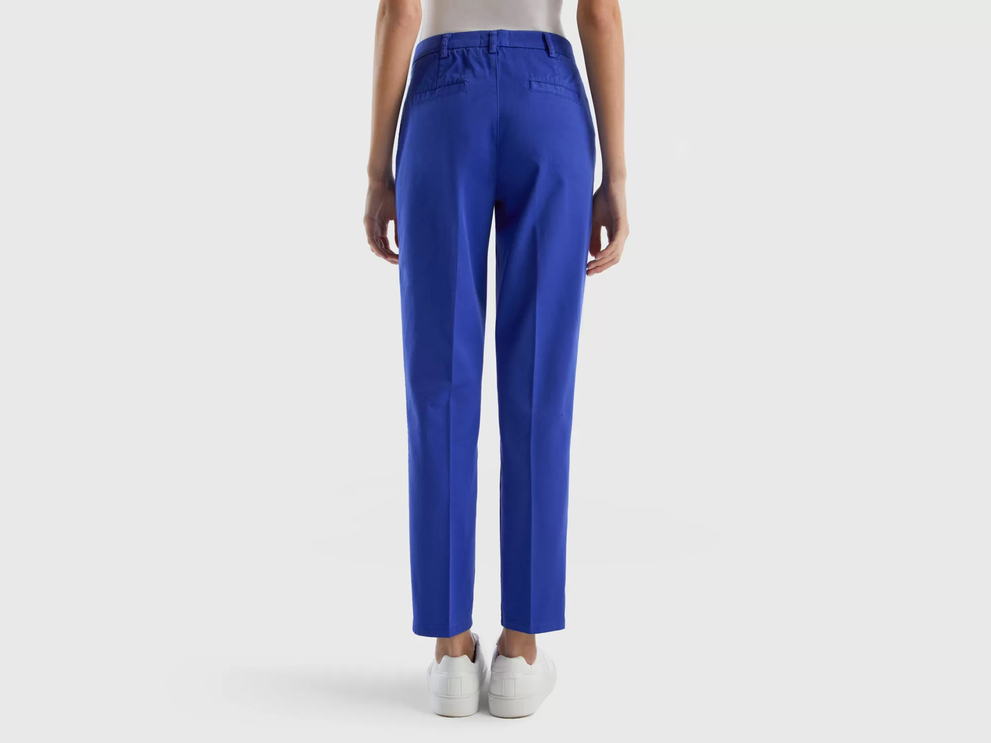 Benetton Chinos S Slim Fit De Algodón-Mujer Pantalones Y Chinos