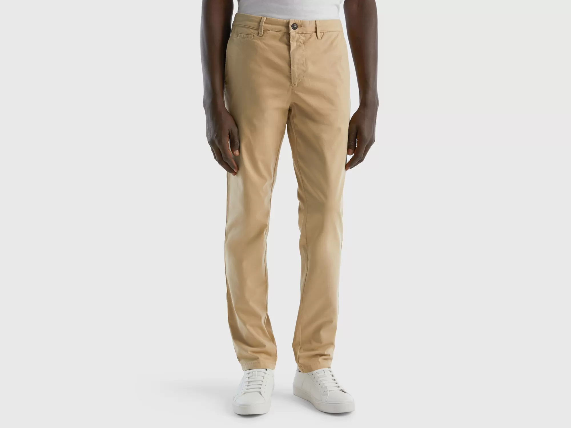 Benetton Chinos Slim Fit-Hombre Pantalones Y Chinos