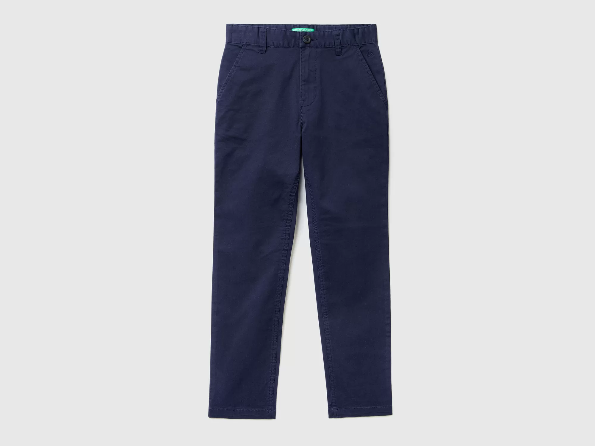 Benetton Chinos Slim Fit De Algodón Elastico-Niños Pantalones Y Vaqueros