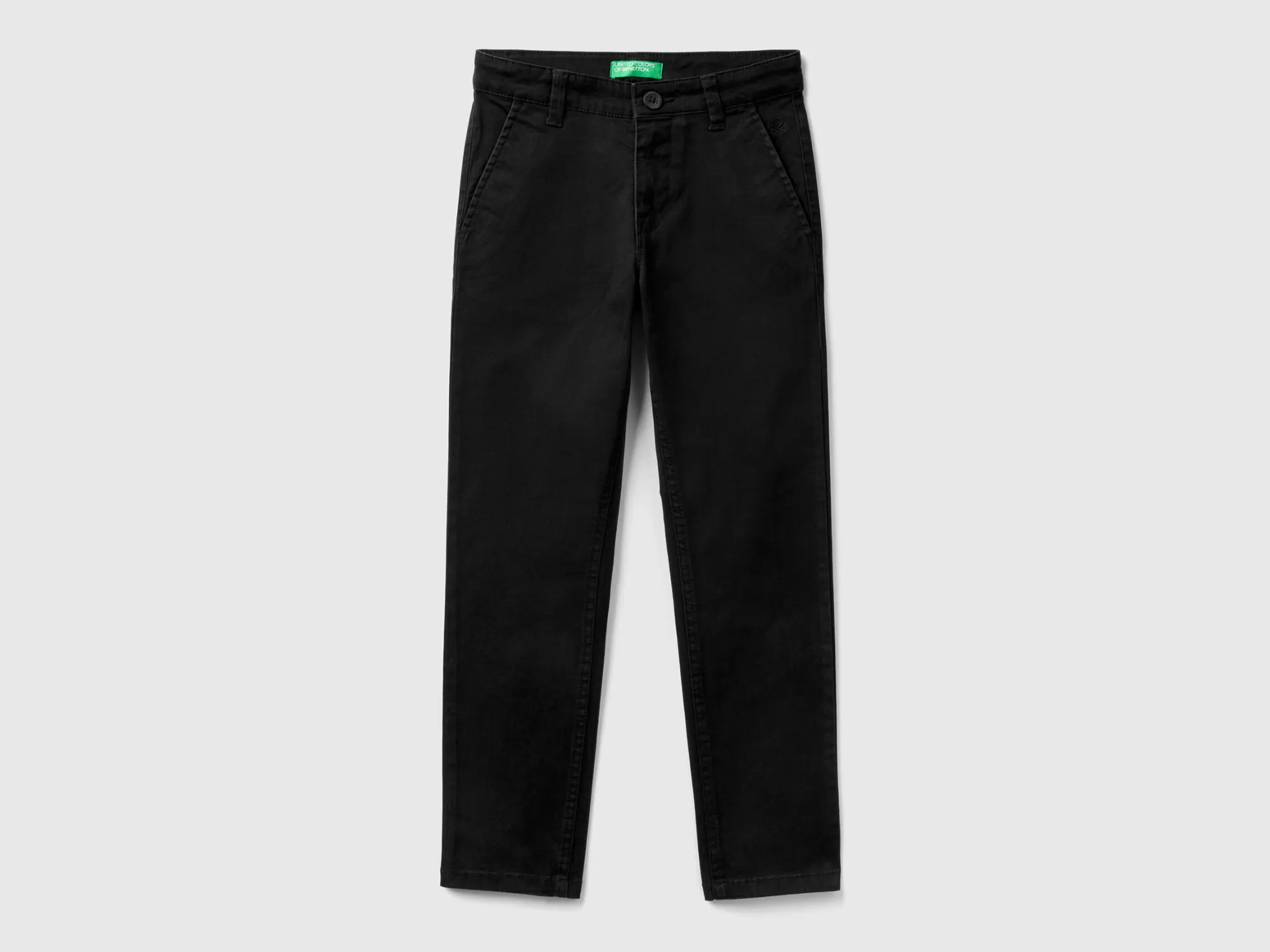 Benetton Chinos Slim Fit De Algodón Elastico-Niños Pantalones Y Vaqueros