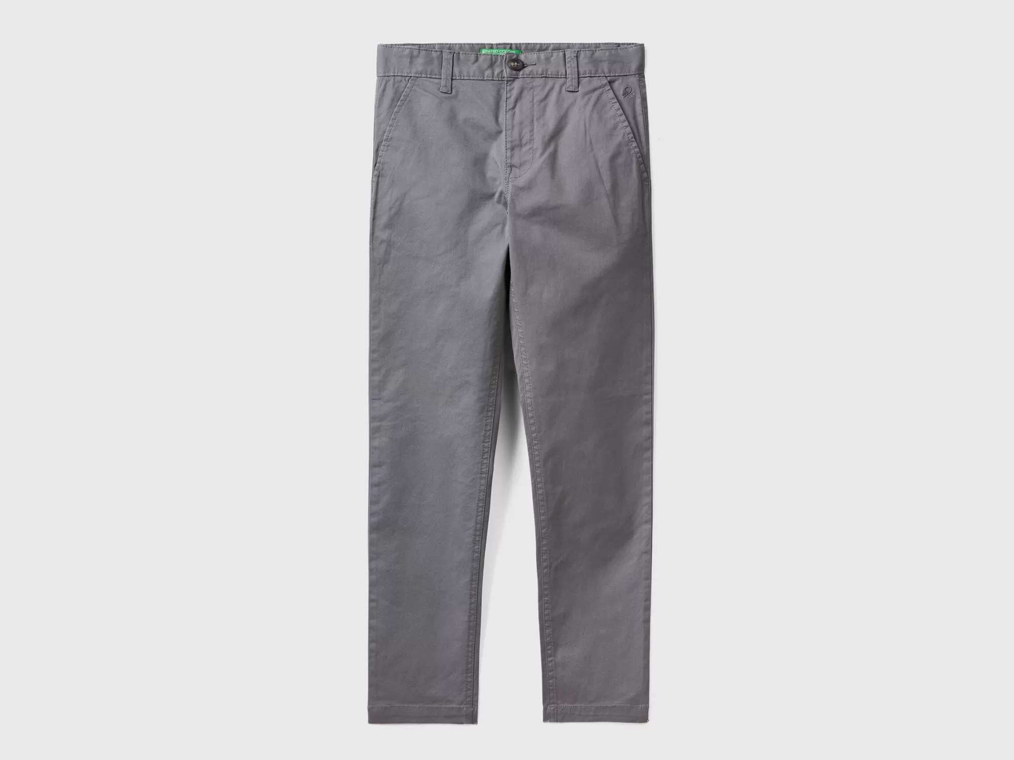 Benetton Chinos Slim Fit De Algodón Elastico-Niños Pantalones Y Vaqueros