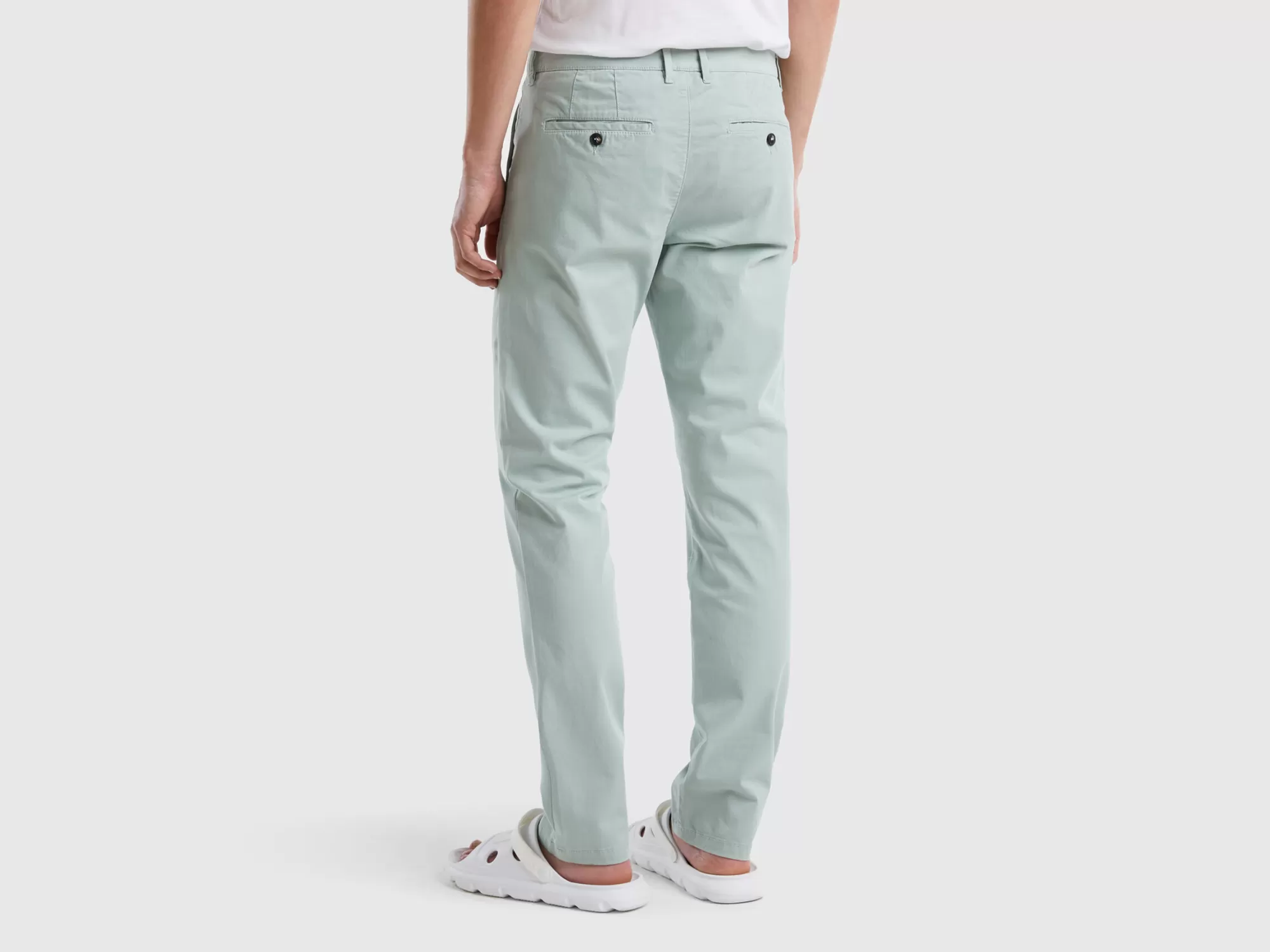 Benetton Chinosslim Fit-Hombre Pantalones Y Chinos