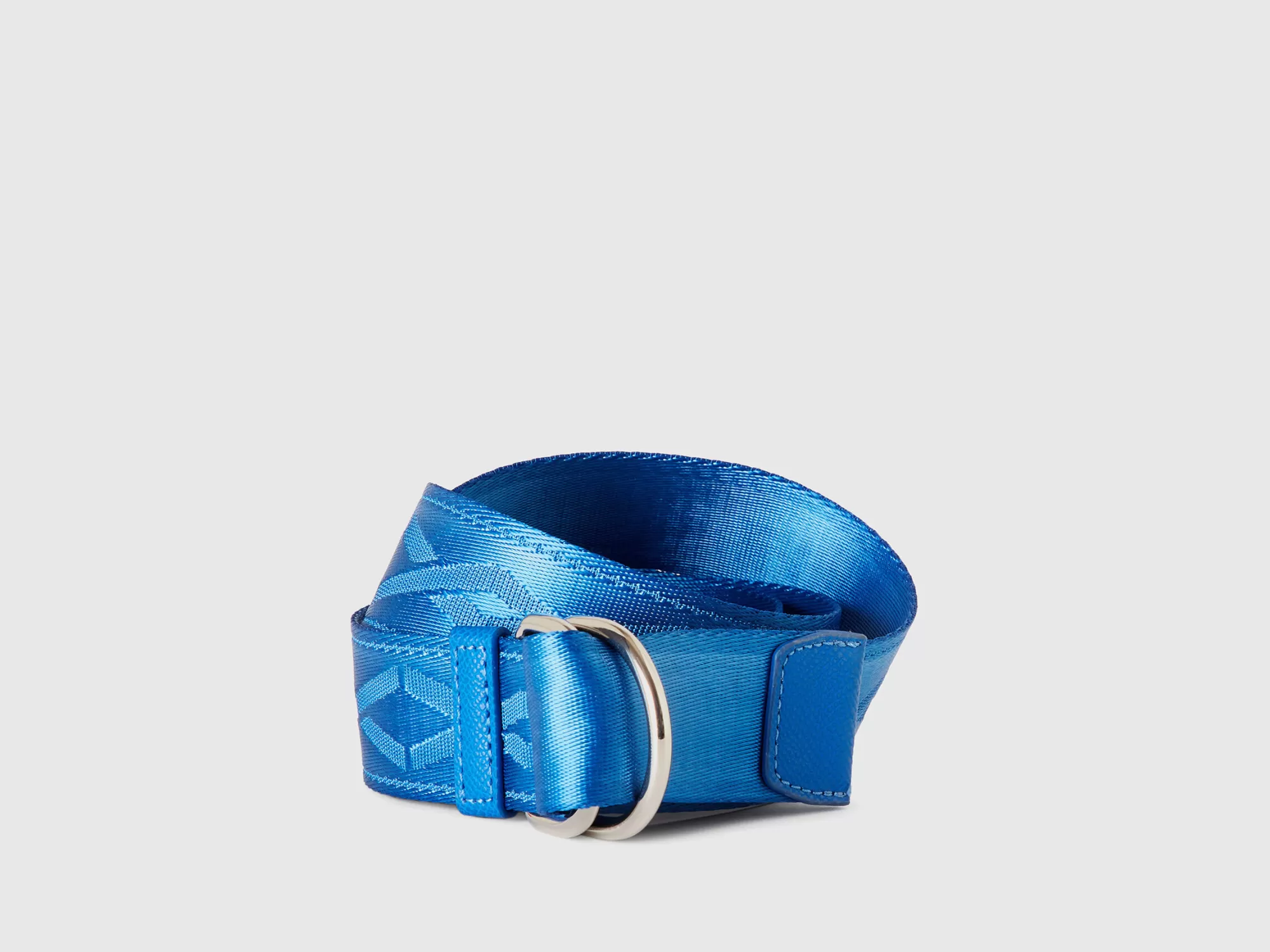 Benetton Cinturon Azul Con Anilla Doble-Hombre Accesorios Y Calzado