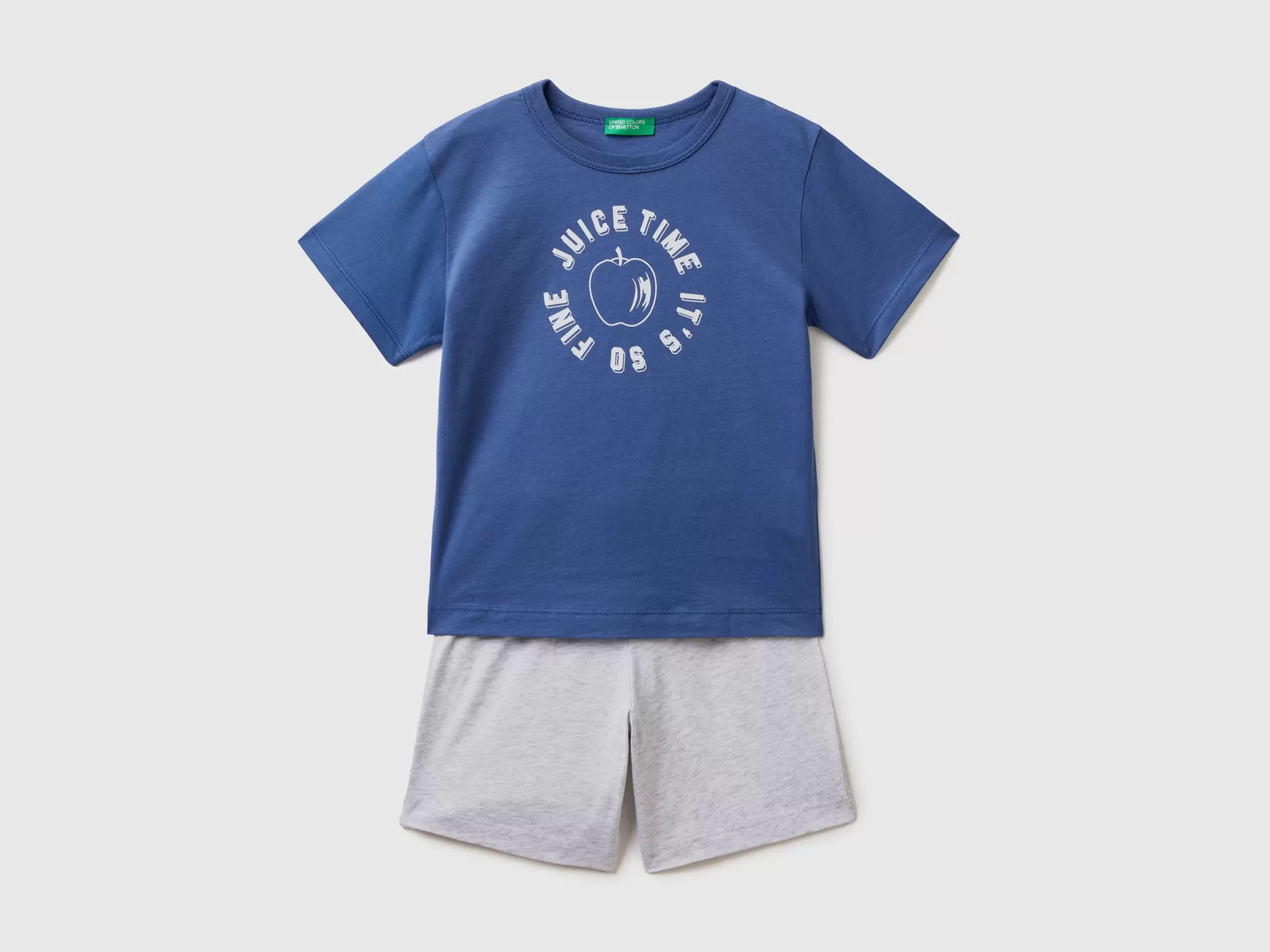 Benetton Conjunto De Camiseta Y Pantalon Corto-Niños Sudaderas Y Chandales