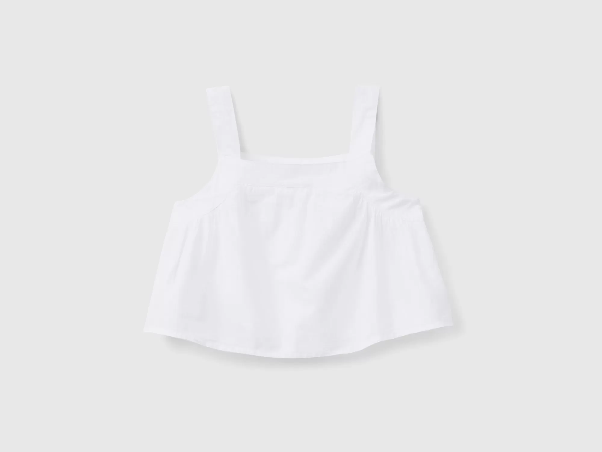 Benetton Crop Top Con Bordados-Niños Camisetas Y Camisas