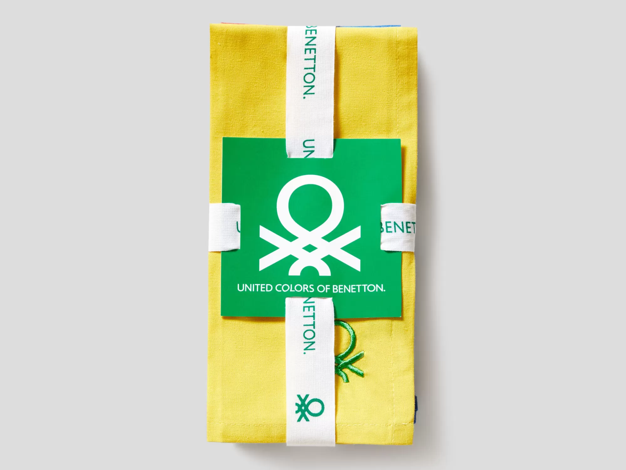 Benetton Cuatro Manteles Con Logotipo- Manteles Individuales