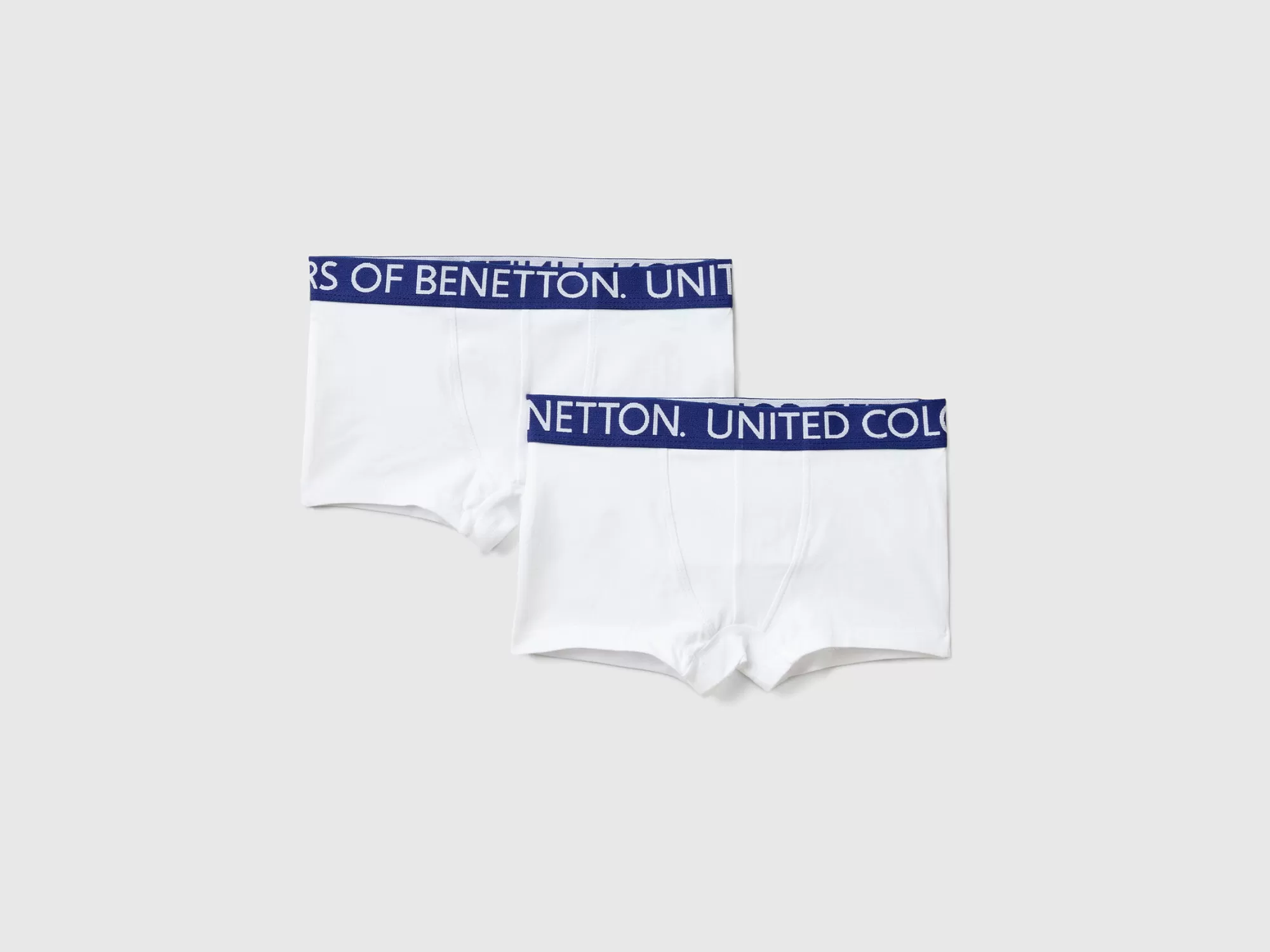 Benetton Dos Boxers De Algodón Organico Elastico-Niños Ropa Interior Y Pijamas