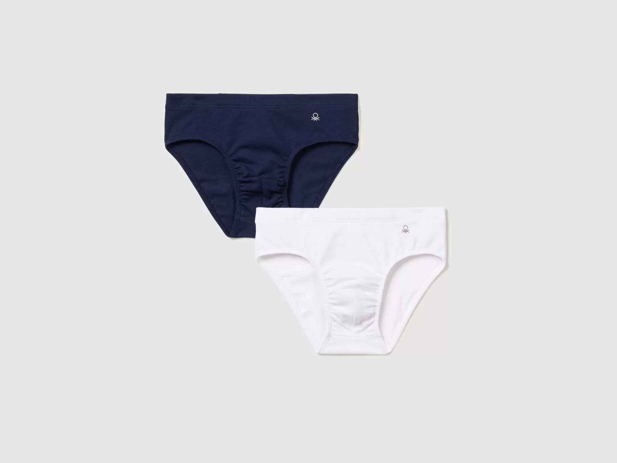 Benetton Dos Slips De Algodón Elastico-Niños Ropa Interior Y Pijamas