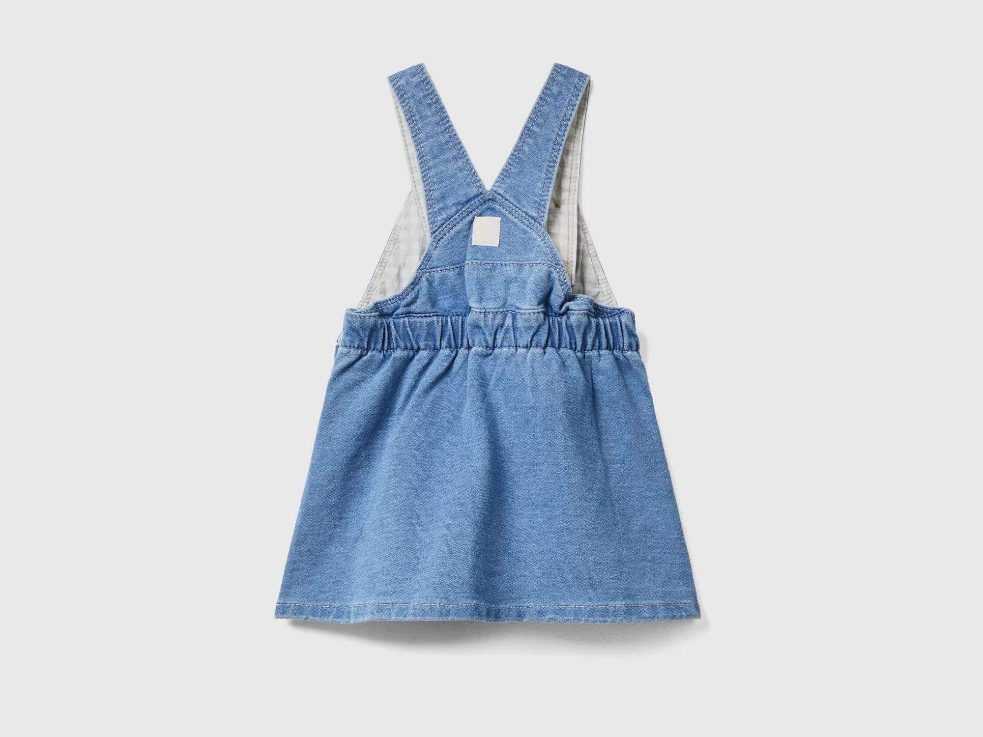 Benetton Falda Peto De Efecto Denim-Niños Faldas Para Recién Nacida