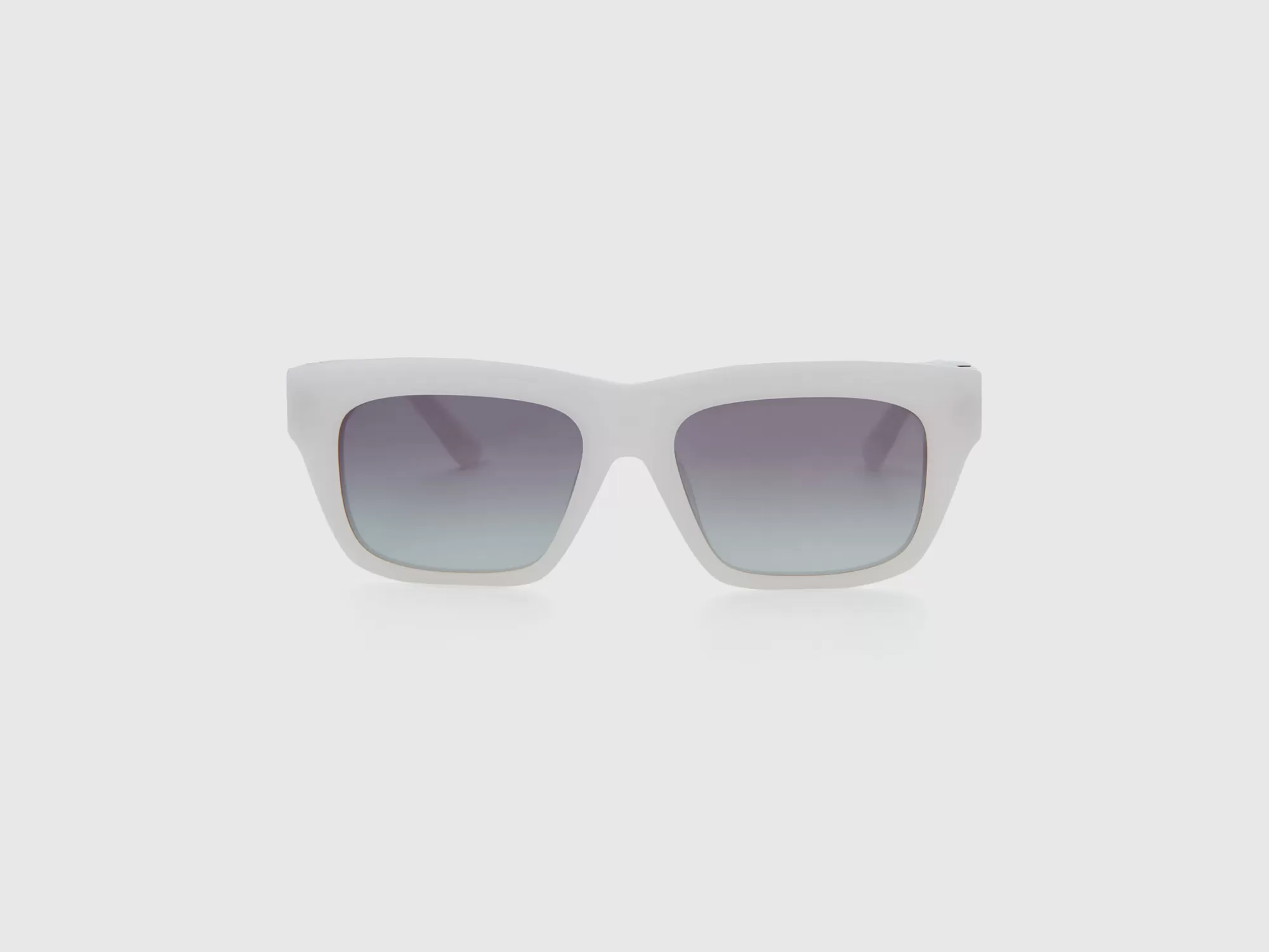 Benetton Gafas De Sol Rectangulares Blancas-Mujer Accesorios Y Calzado