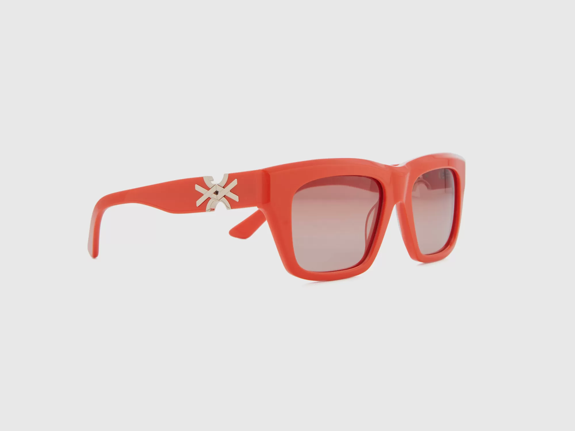 Benetton Gafas De Sol Rectangulares S-Mujer Accesorios Y Calzado