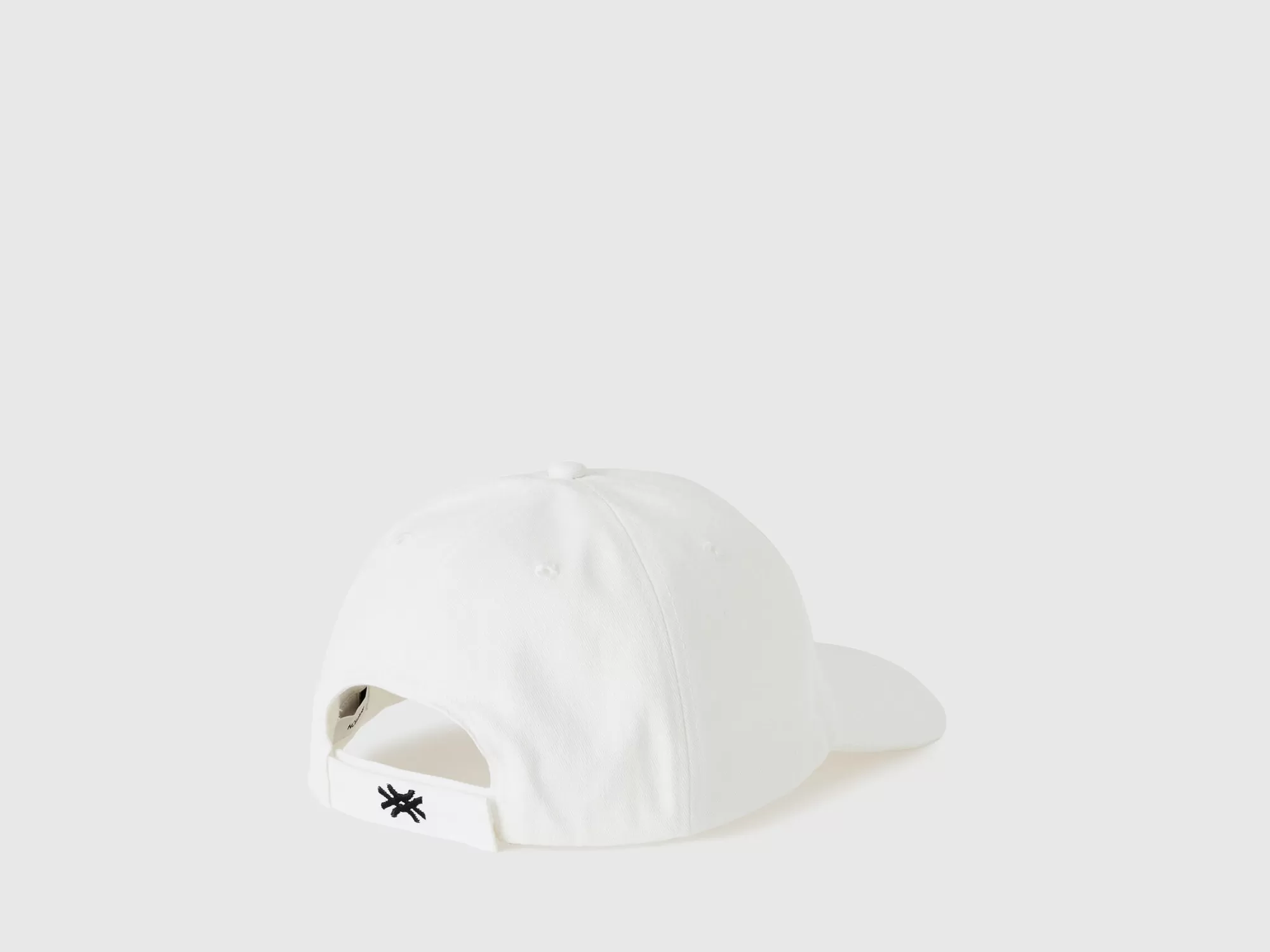 Benetton Gorra Blanca Con Bordado De Cereza-Hombre Accesorios Y Calzado