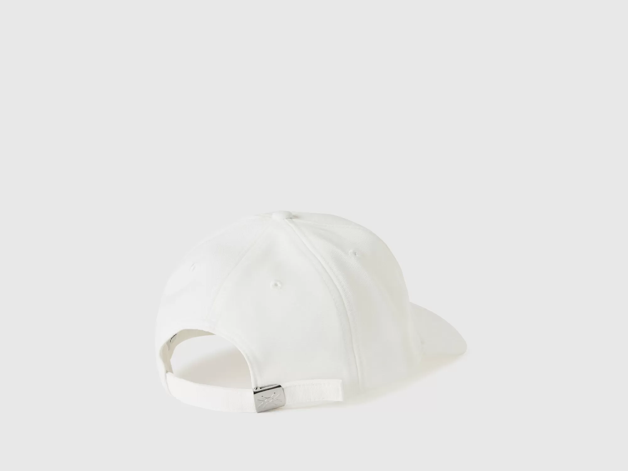 Benetton Gorra Blanca Con Estampado "Be"-Hombre Accesorios Y Calzado