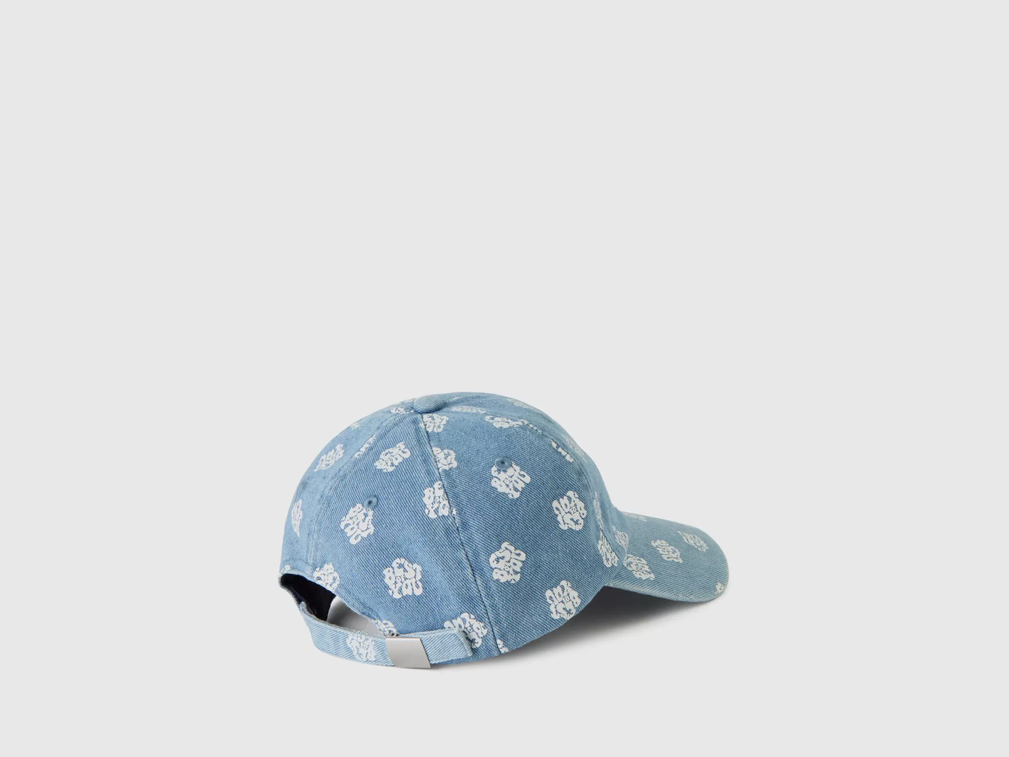 Benetton Gorra Estampada De Efecto Denim-Niños Accesorios Y Calzado