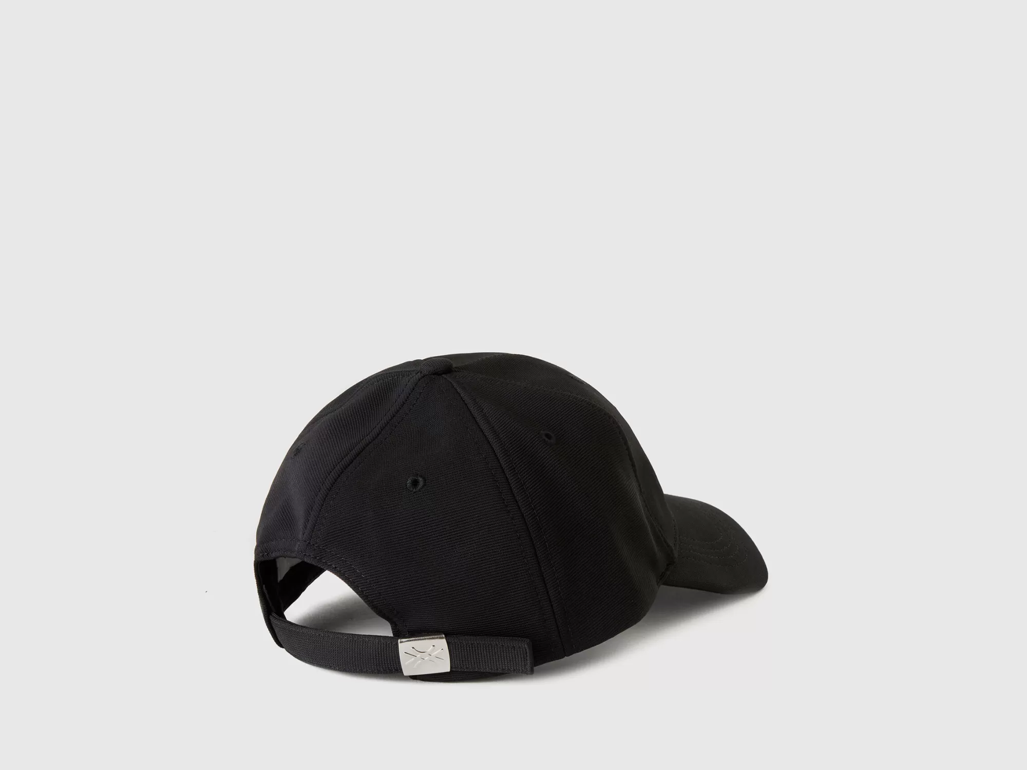 Benetton Gorra Negra Con Estampado "Be"-Hombre Accesorios Y Calzado