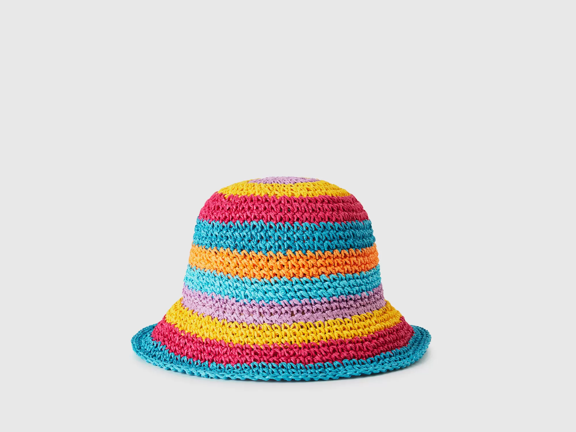 Benetton Gorro De Efecto Paja-Mujer Accesorios Y Calzado