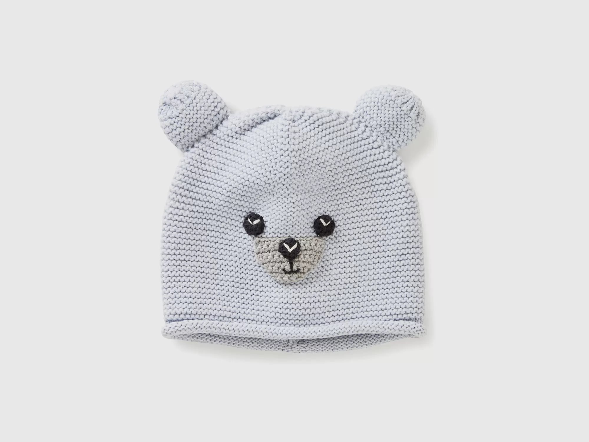 Benetton Gorro De Tricot Con Aplicaciones-Niños Accesorios