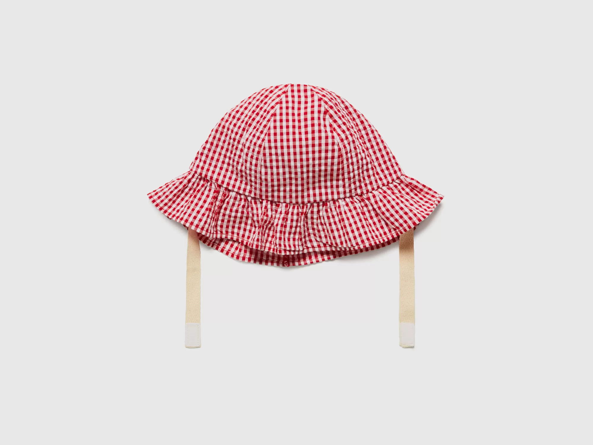 Benetton Gorro De Vichy-Niños Accesorios Y Calzado